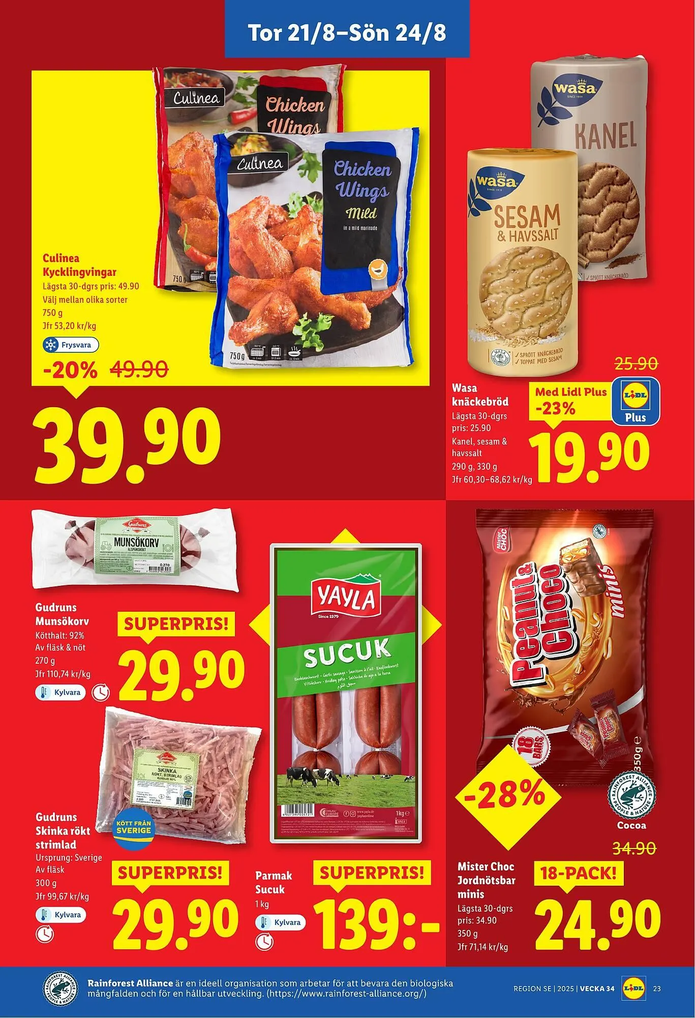 Lidl reklamblad från 18 augusti till 24 augusti 2025 - Reklamblad sidor 28