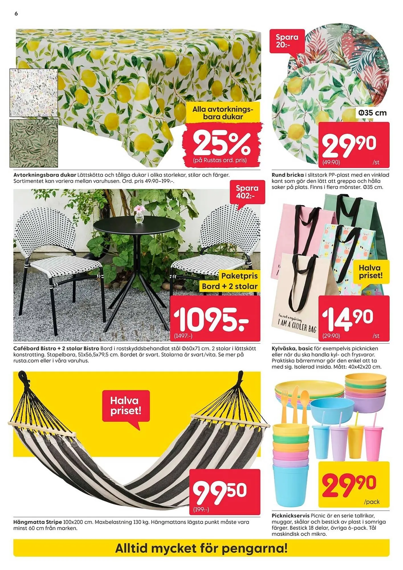Rusta reklamblad från 7 april till 12 april 2026 - Reklamblad sidor 6