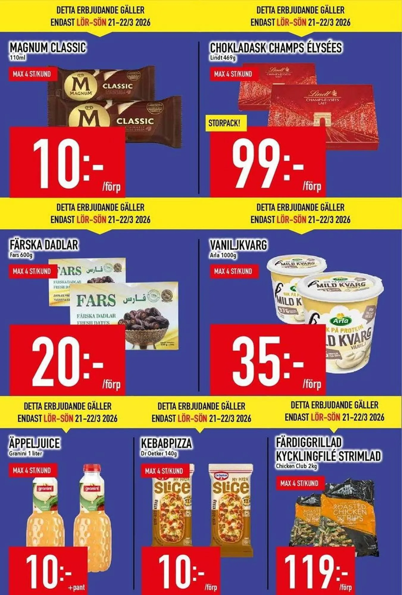 Matdax reklamblad från 16 mars till 22 mars 2026 - Reklamblad sidor 6