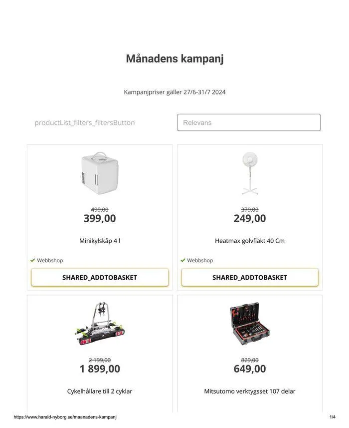 Månadens kampanj - 1