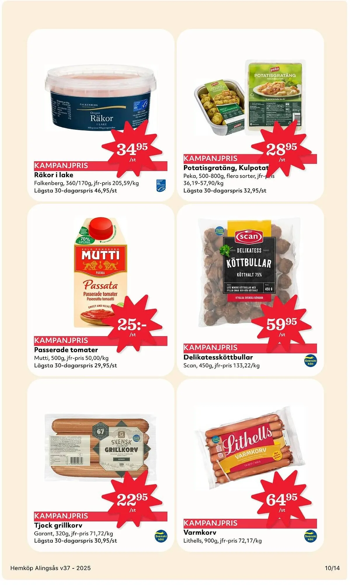 Östenssons reklamblad från 8 september till 14 september 2025 - Reklamblad sidor 10