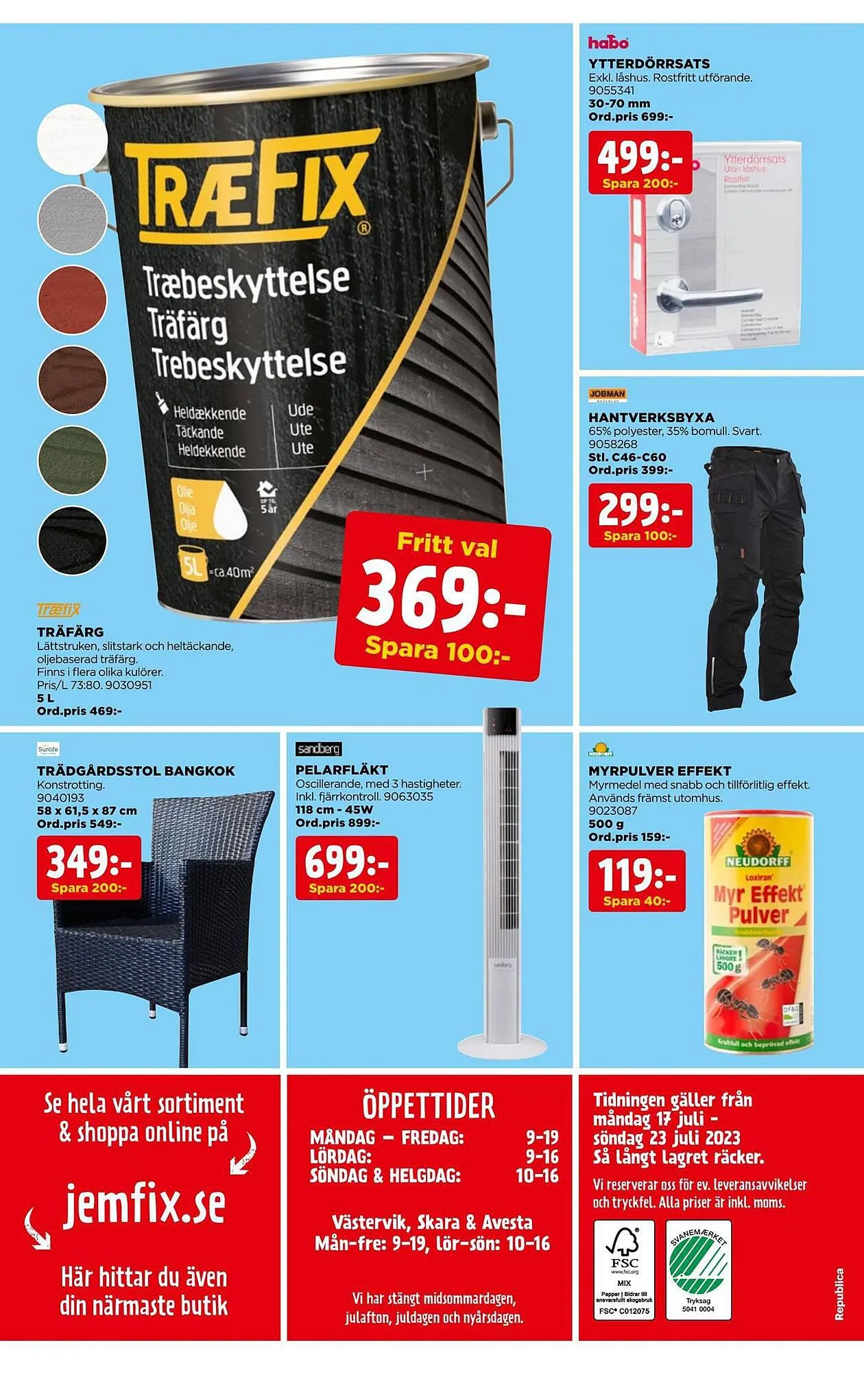 Jem&Fix reklamblad från 16 juli till 23 juli 2023 - Reklamblad sidor 12