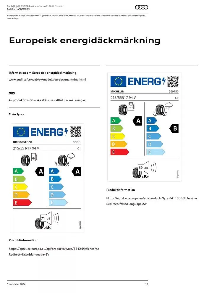 Audi Q2 från 5 december till 5 december 2025 - Reklamblad sidor 10