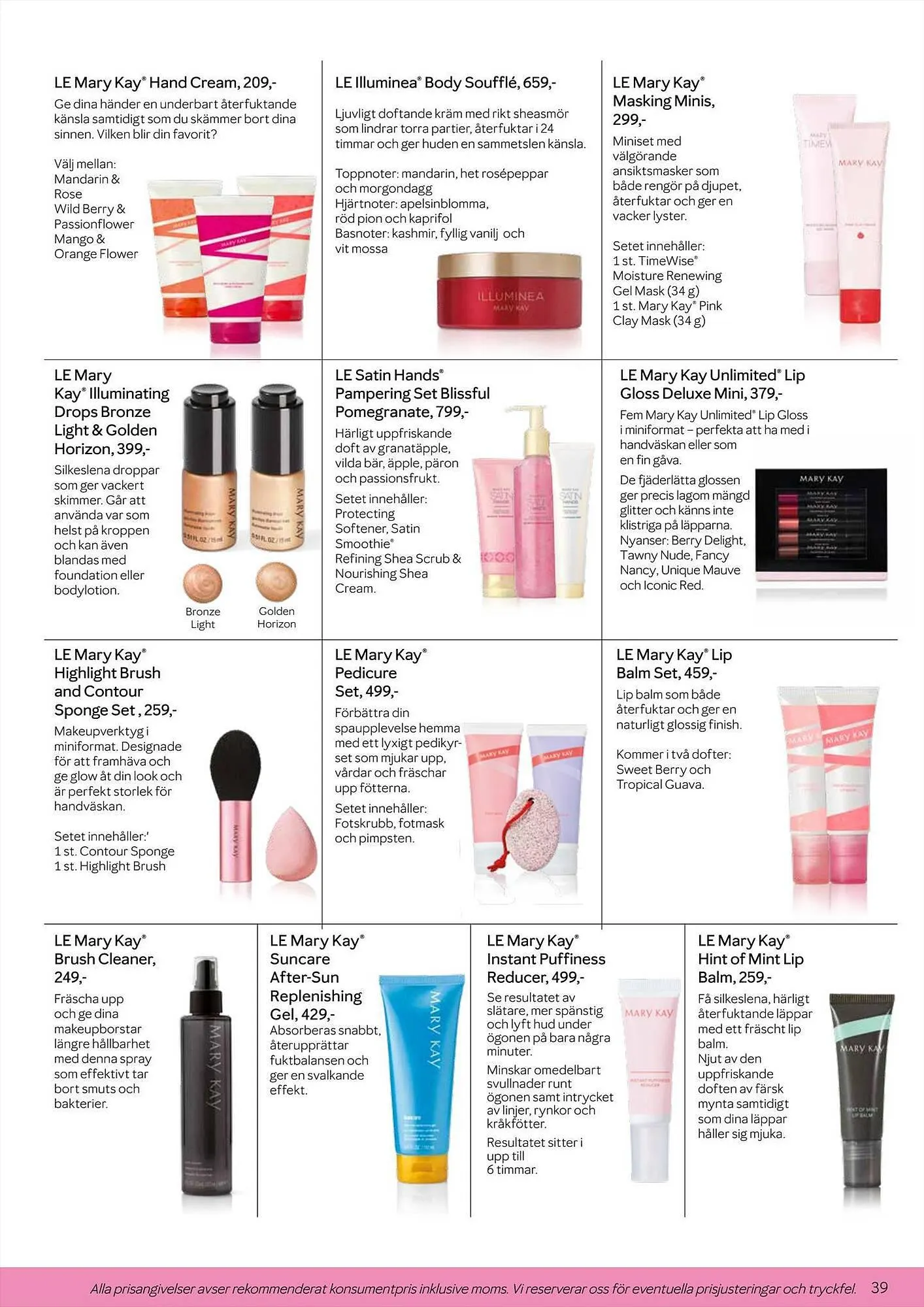 Mary Kay reklamblad från 31 maj till 23 september 2023 - Reklamblad sidor 39