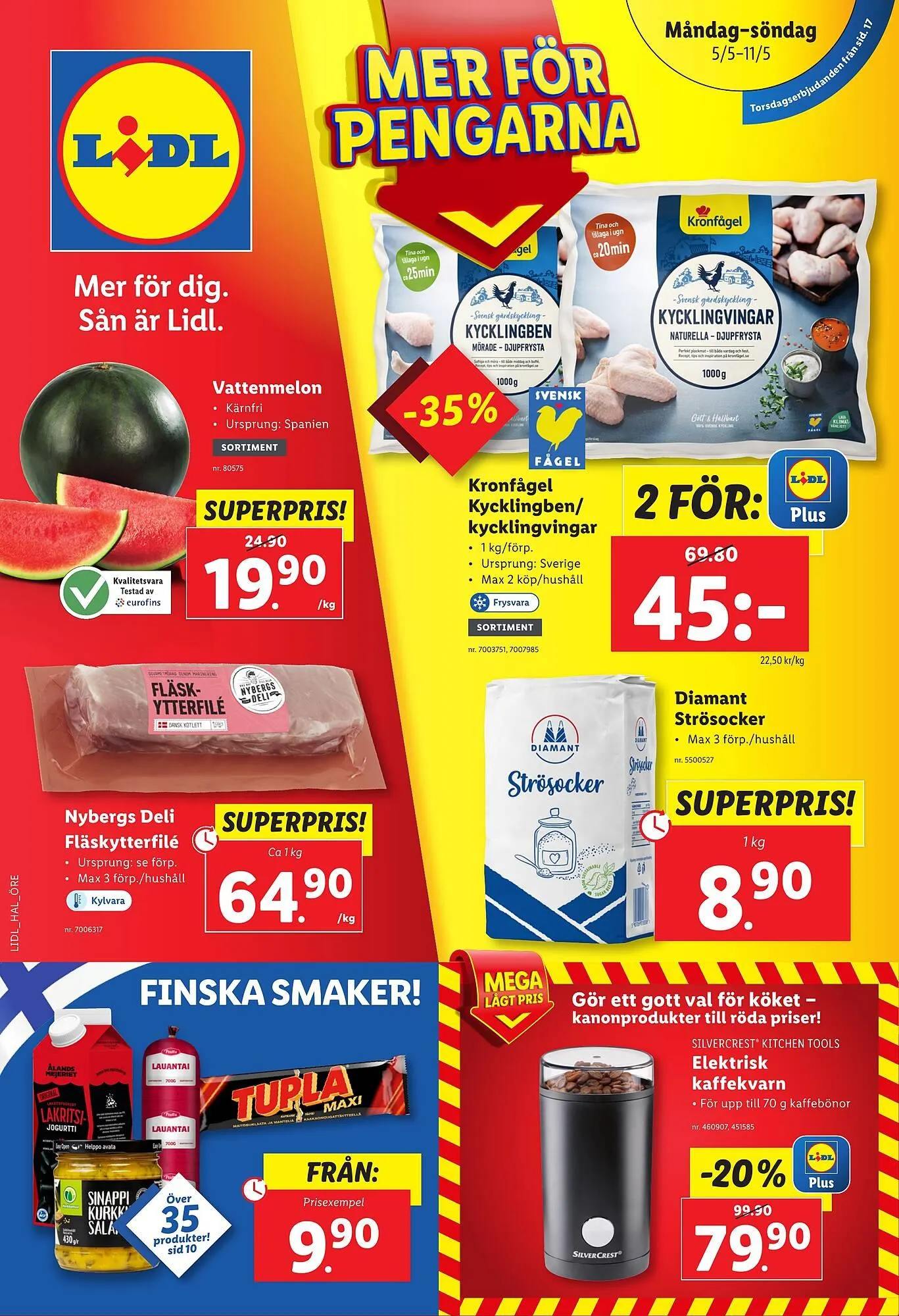 Lidl reklamblad från 5 maj till 11 maj 2025 - Reklamblad sidor 1