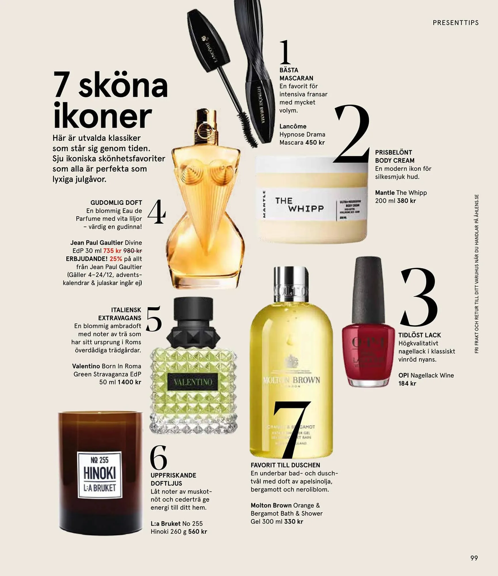 Åhléns reklamblad från 25 november till 24 december 2024 - Reklamblad sidor 99
