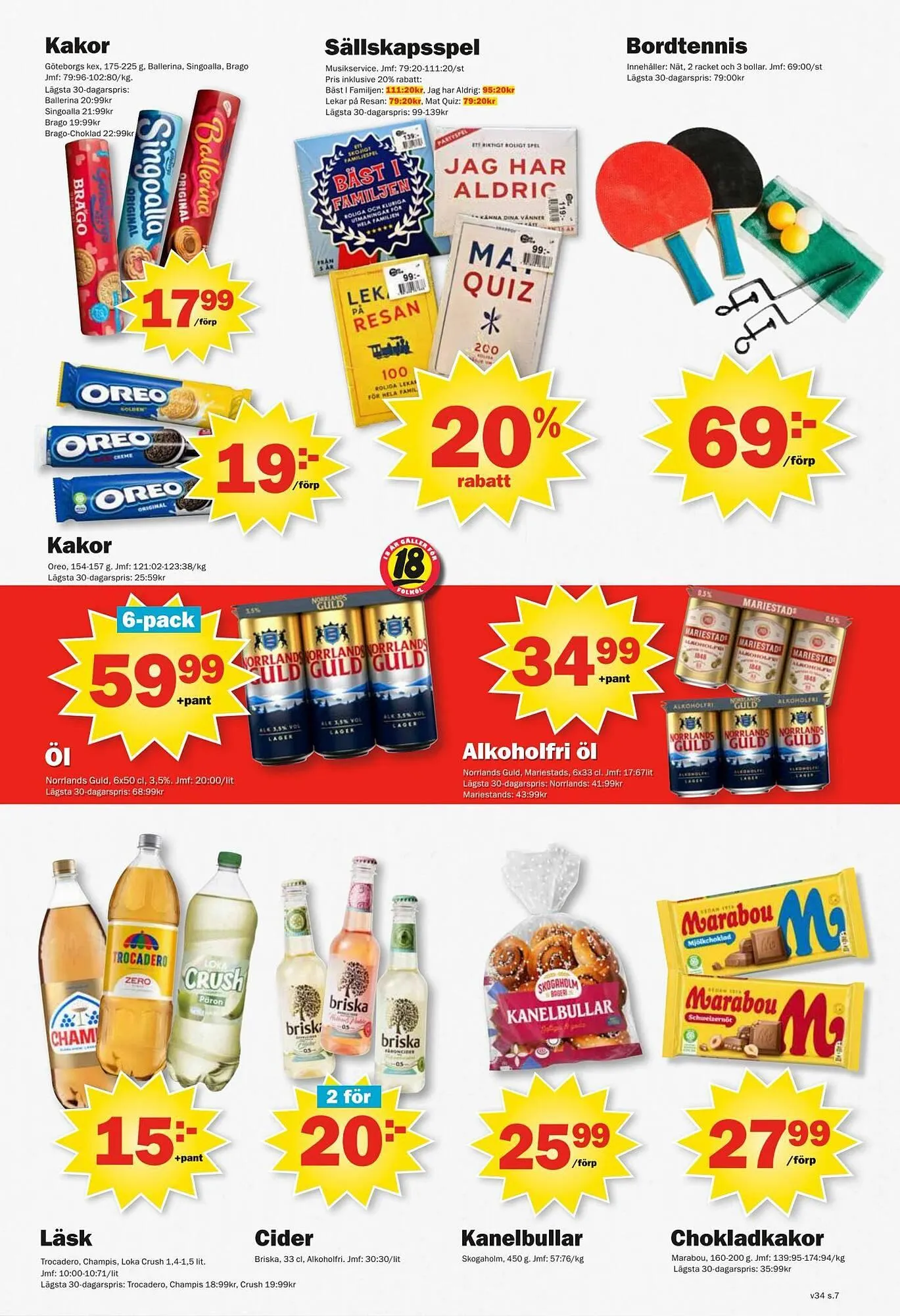 Pekås reklamblad från 18 augusti till 24 augusti 2025 - Reklamblad sidor 7