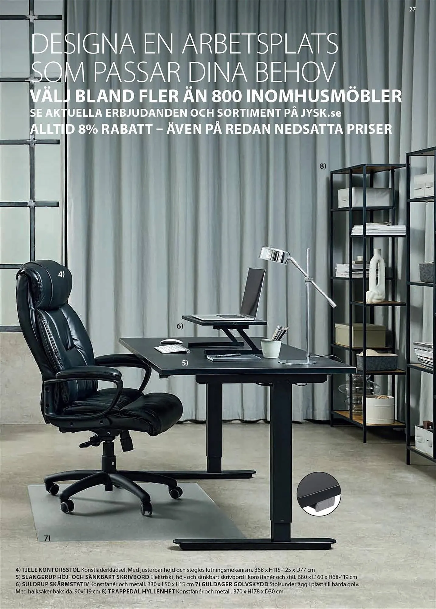 JYSK reklamblad från 7 mars till 31 december 2023 - Reklamblad sidor 27