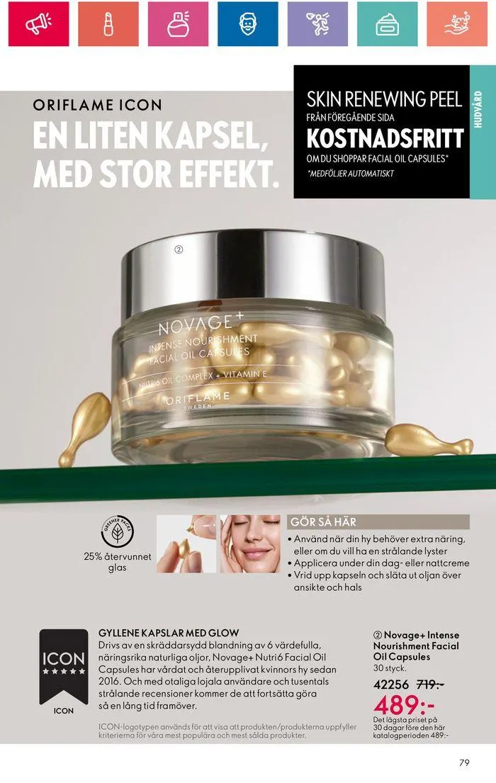 Oriflame reklamblad från 20 juni till 4 juli 2024 - Reklamblad sidor 79