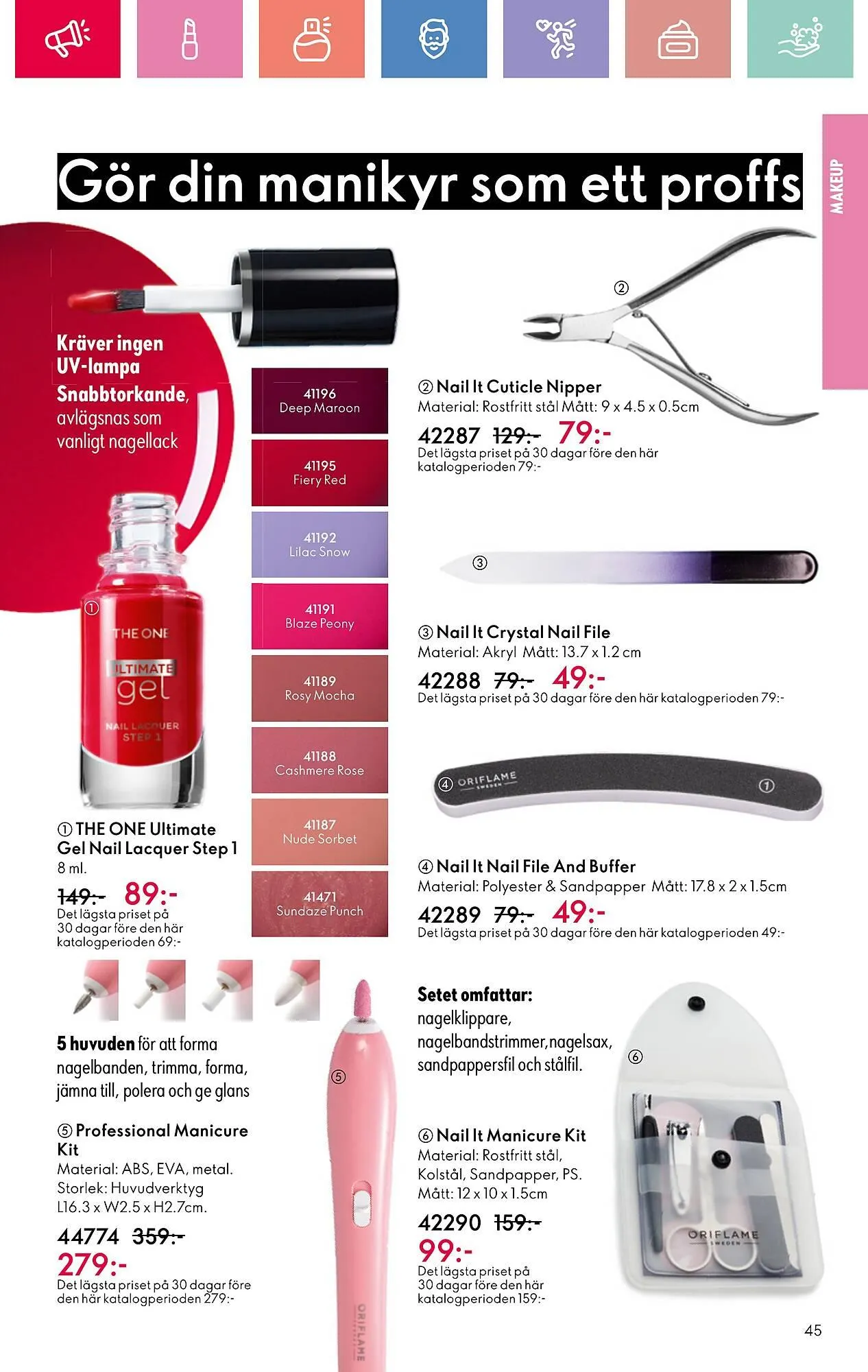 Oriflame reklamblad från 13 juli till 2 augusti 2025 - Reklamblad sidor 45