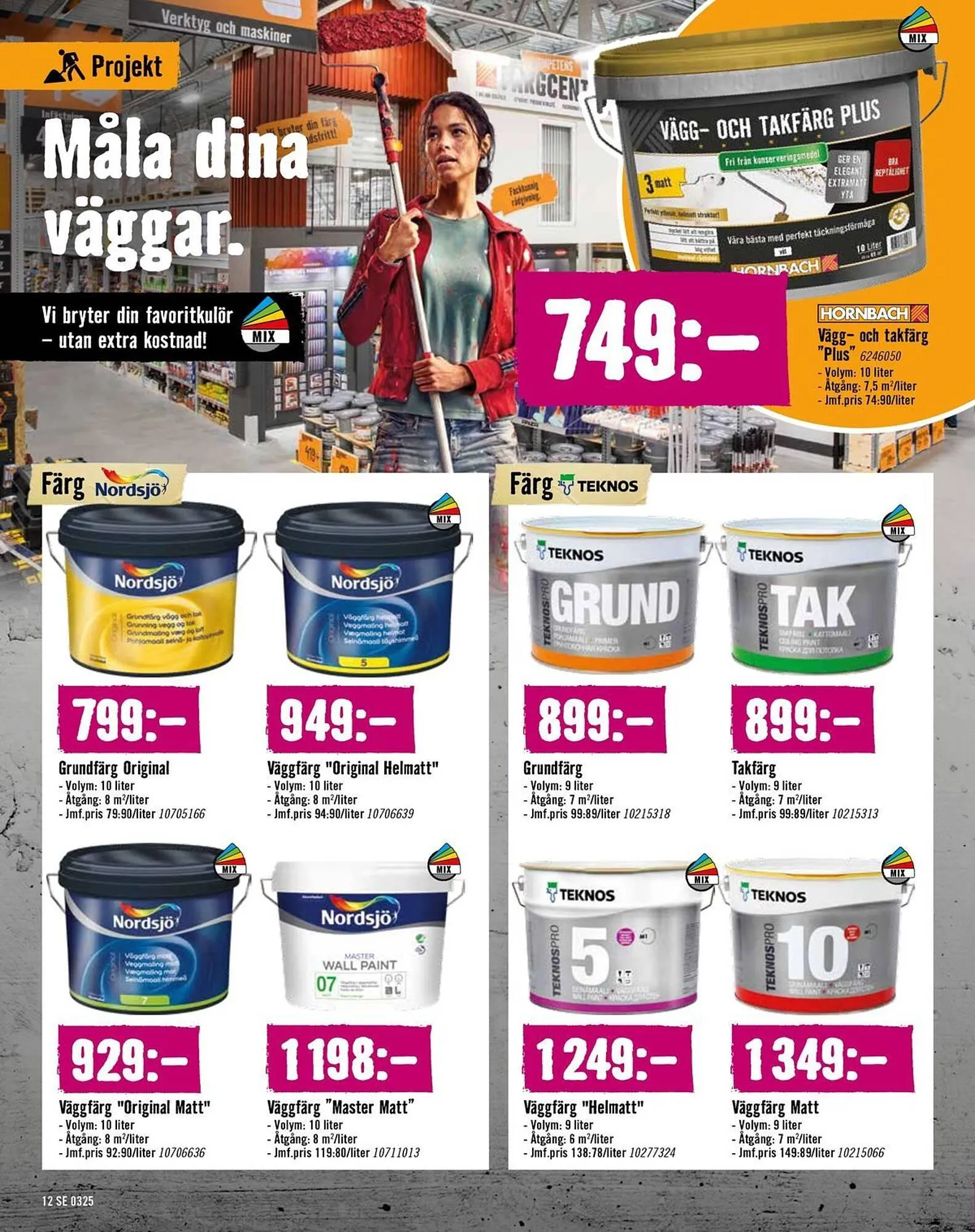 Hornbach reklamblad från 11 mars till 31 mars 2025 - Reklamblad sidor 12