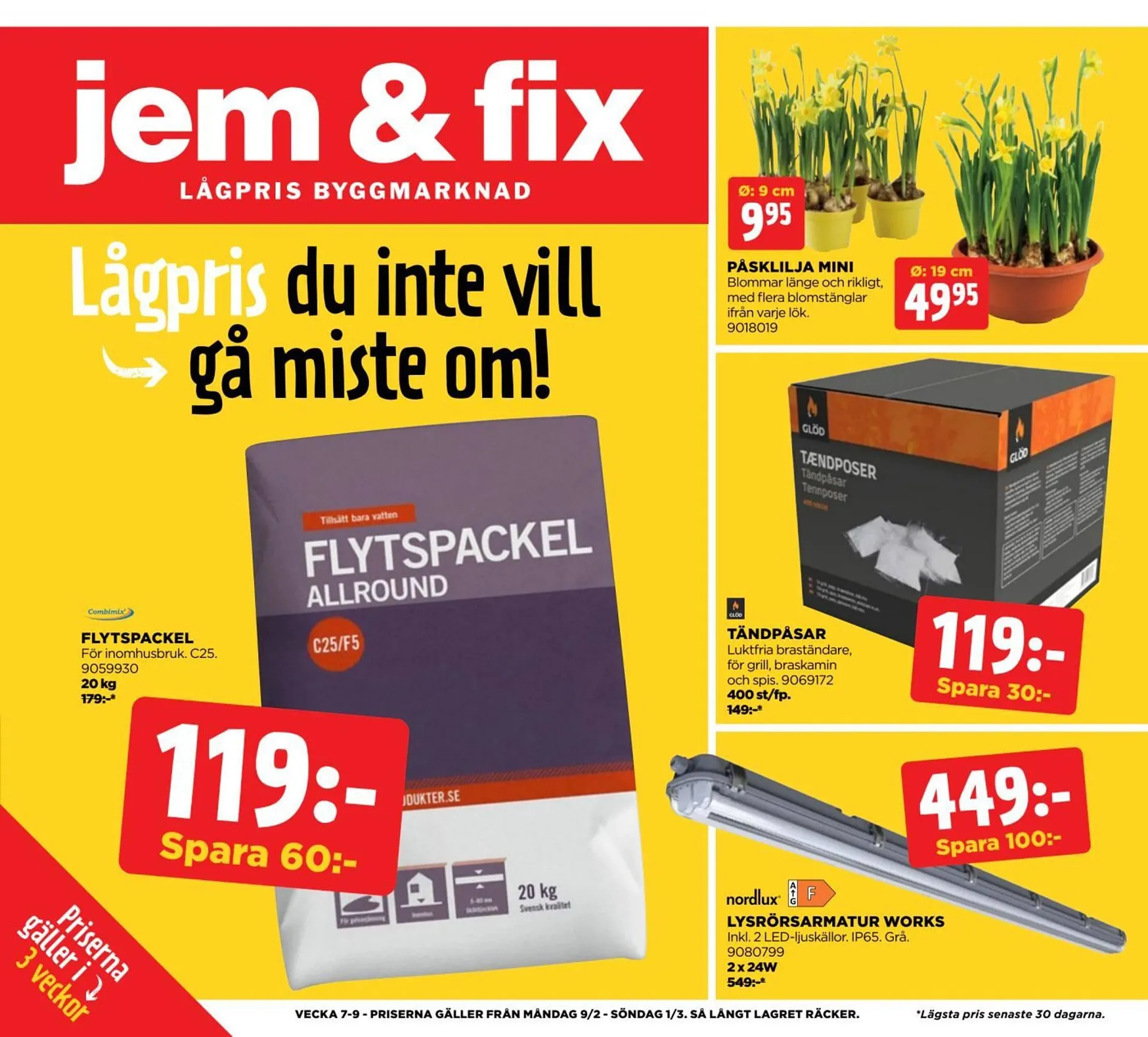 Jem&Fix reklamblad - 1