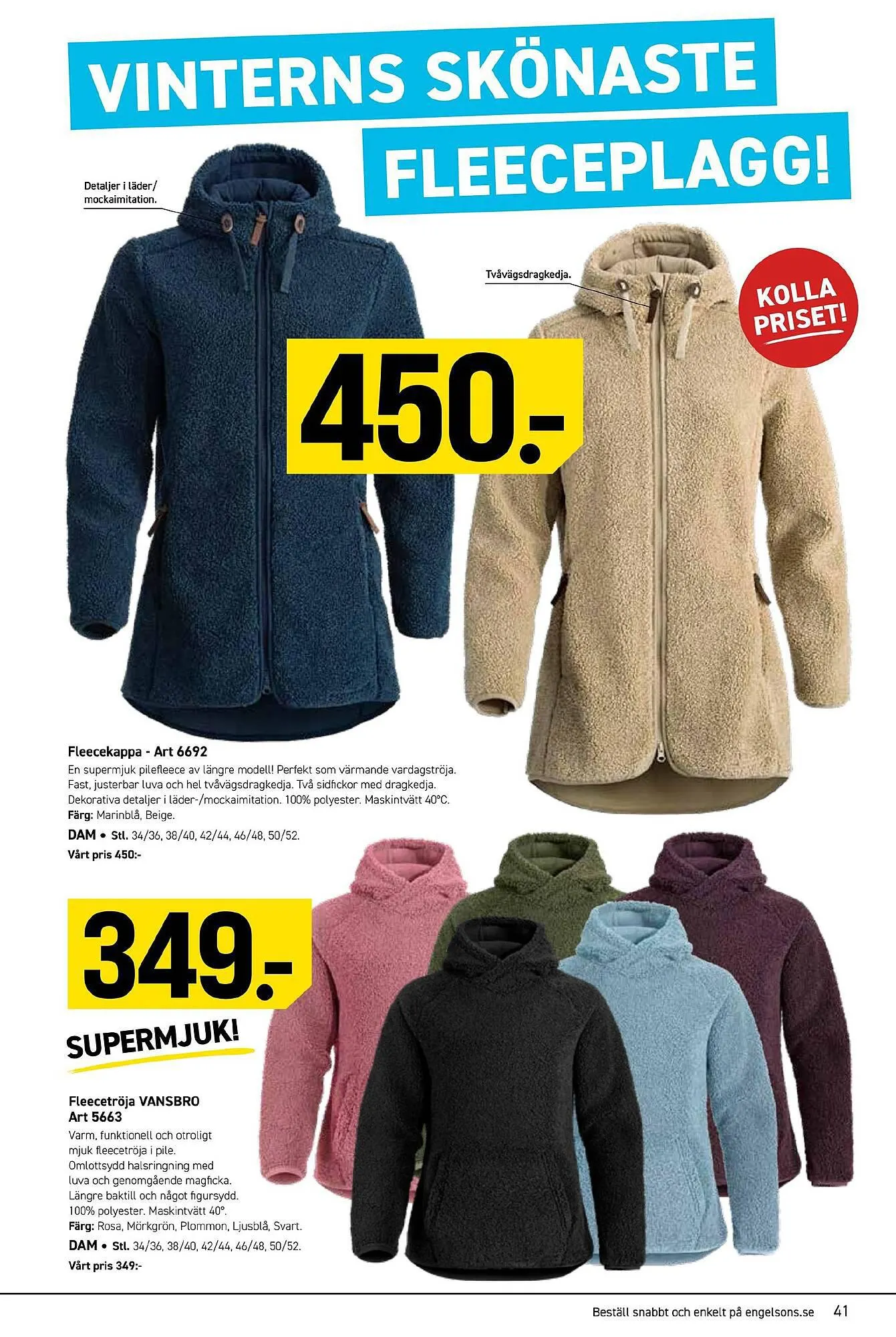 Engelsons reklamblad från 23 oktober till 30 november 2023 - Reklamblad sidor 41