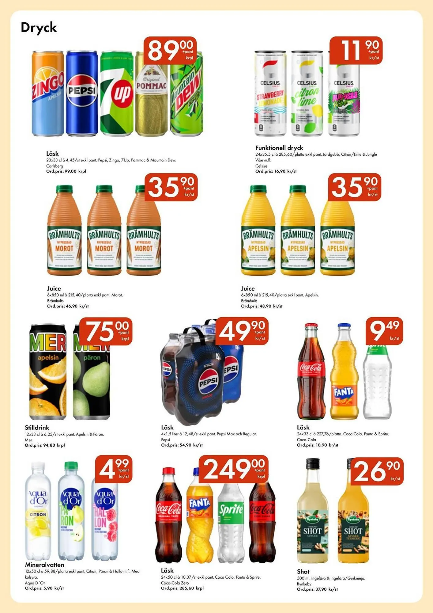 Snabbgross reklamblad från 25 augusti till 7 september 2025 - Reklamblad sidor 9