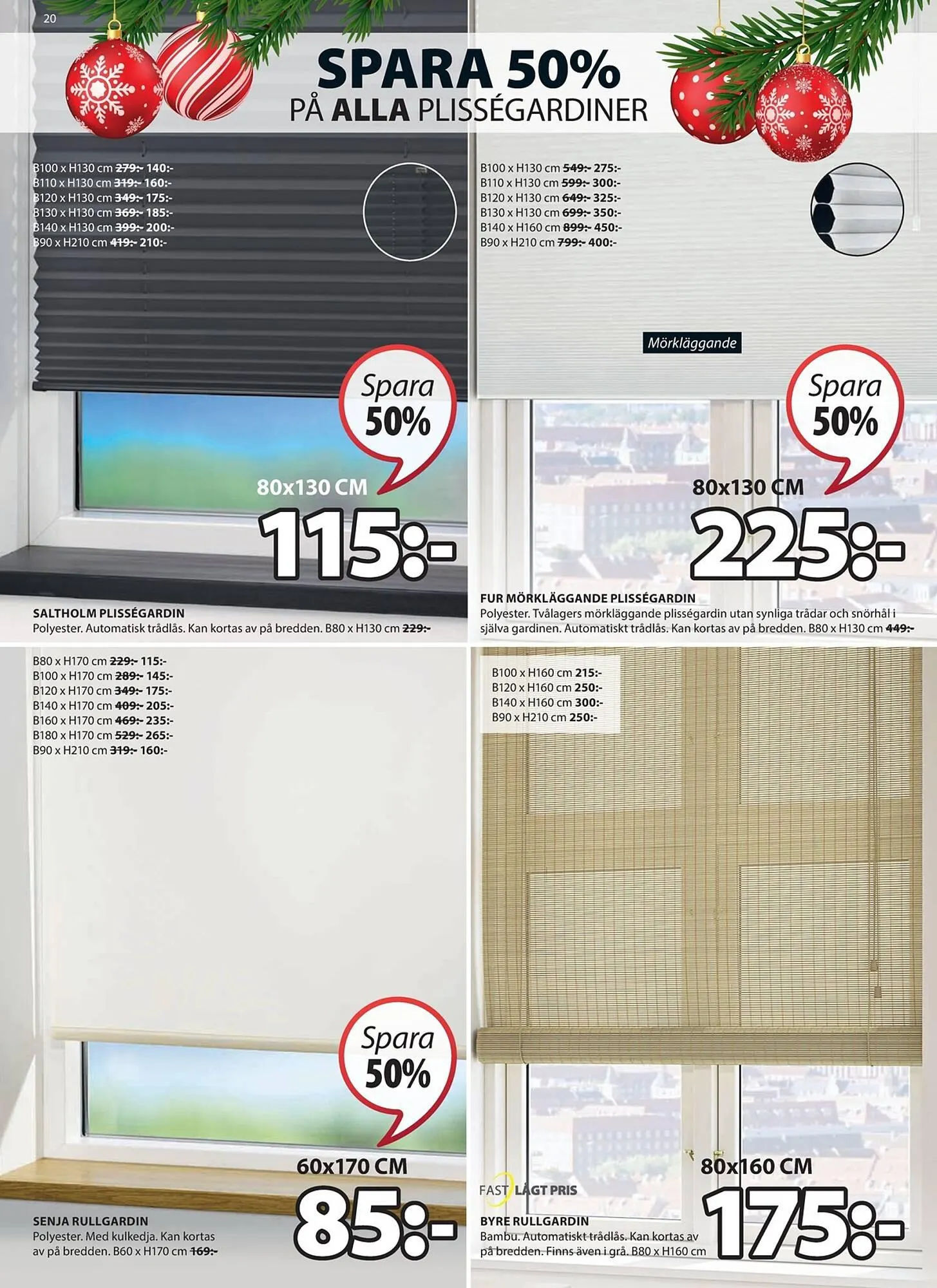 JYSK reklamblad från 27 november till 10 december 2023 - Reklamblad sidor 20