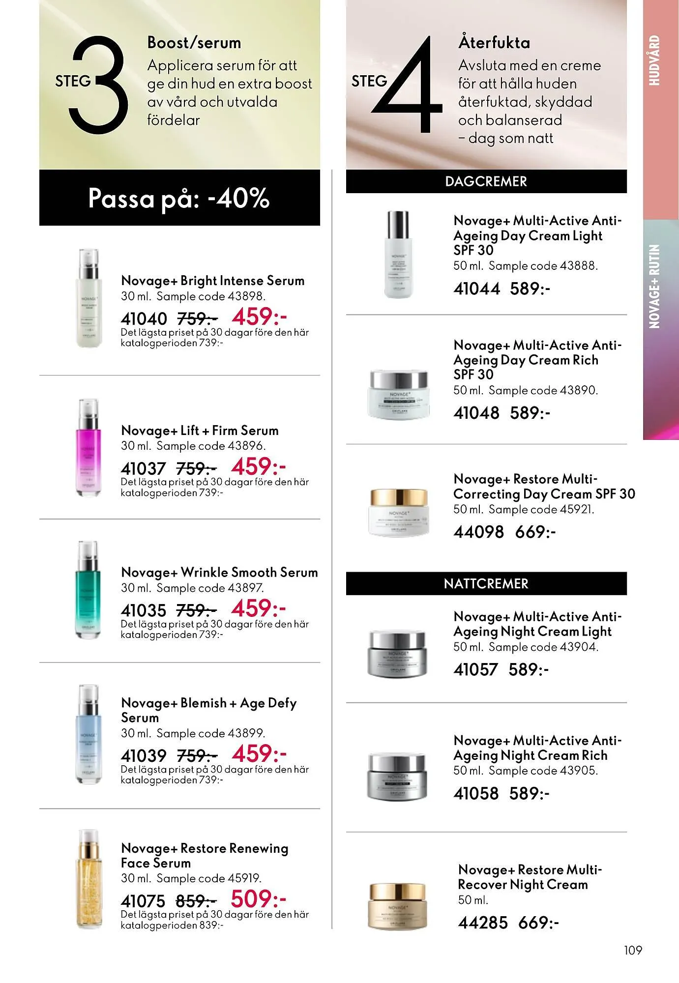 Oriflame reklamblad från 11 mars till 31 mars 2026 - Reklamblad sidor 109