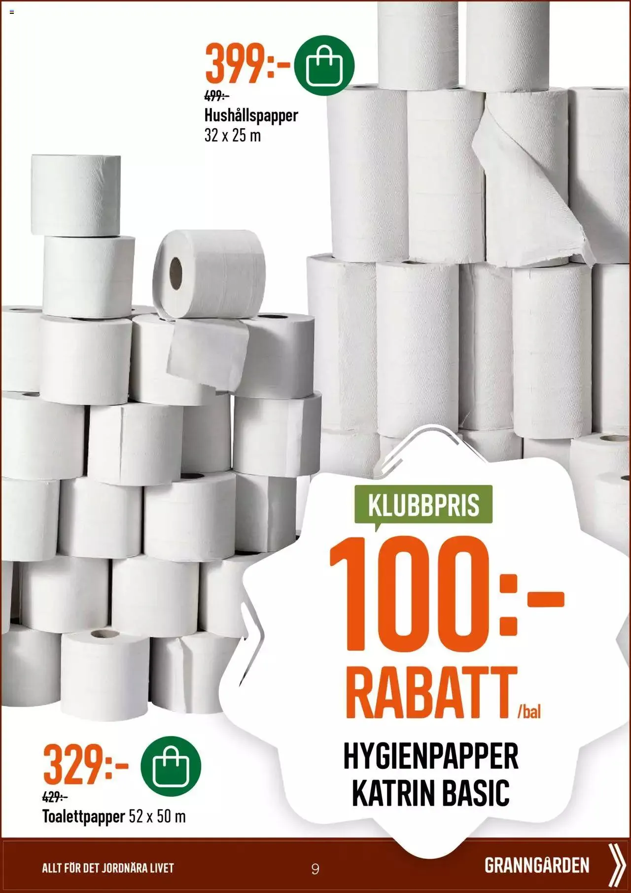 Granngården - erbjudanden från 22 september till 1 oktober 2023 - Reklamblad sidor 9