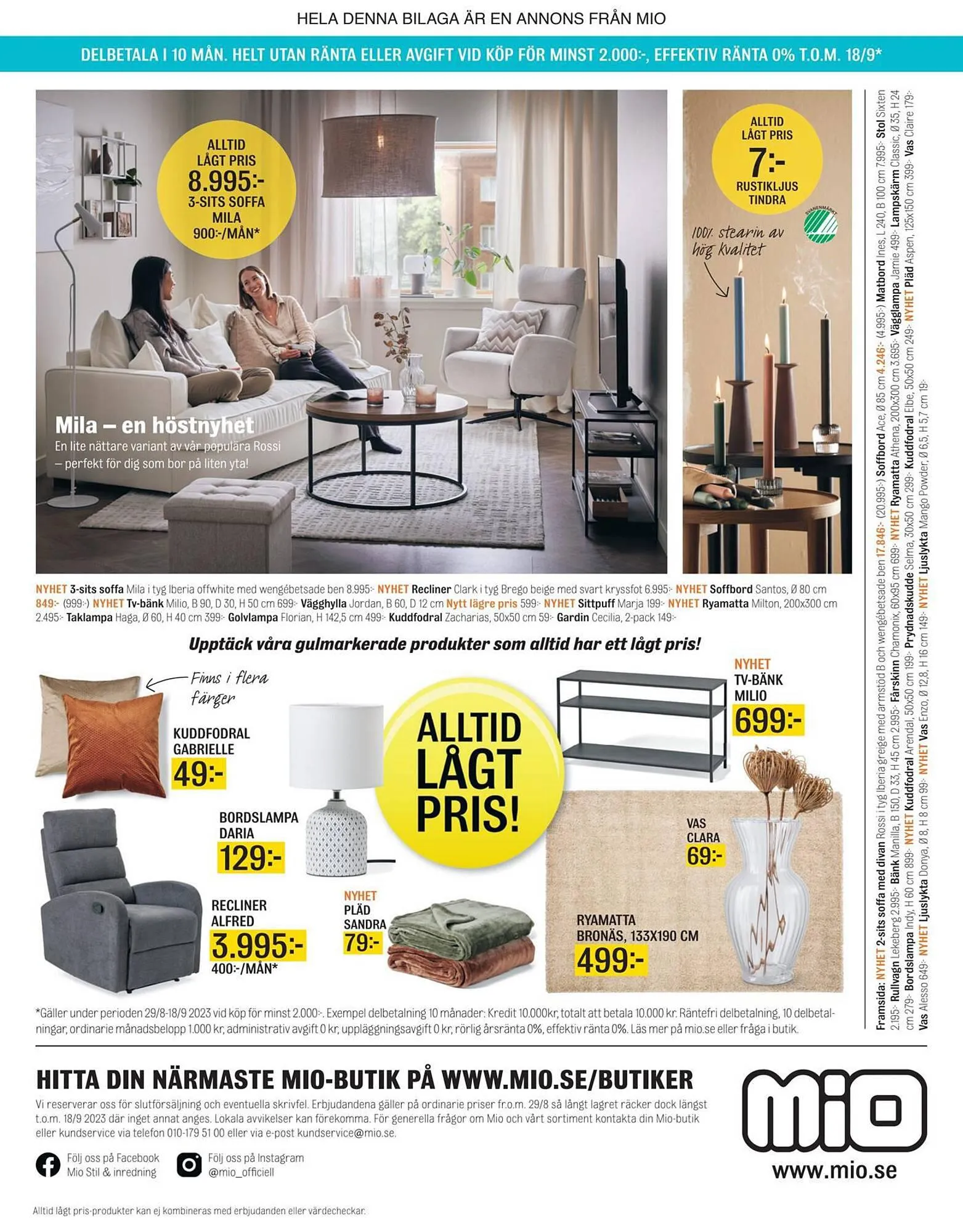 Mio reklamblad från 28 augusti till 18 september 2023 - Reklamblad sidor 12