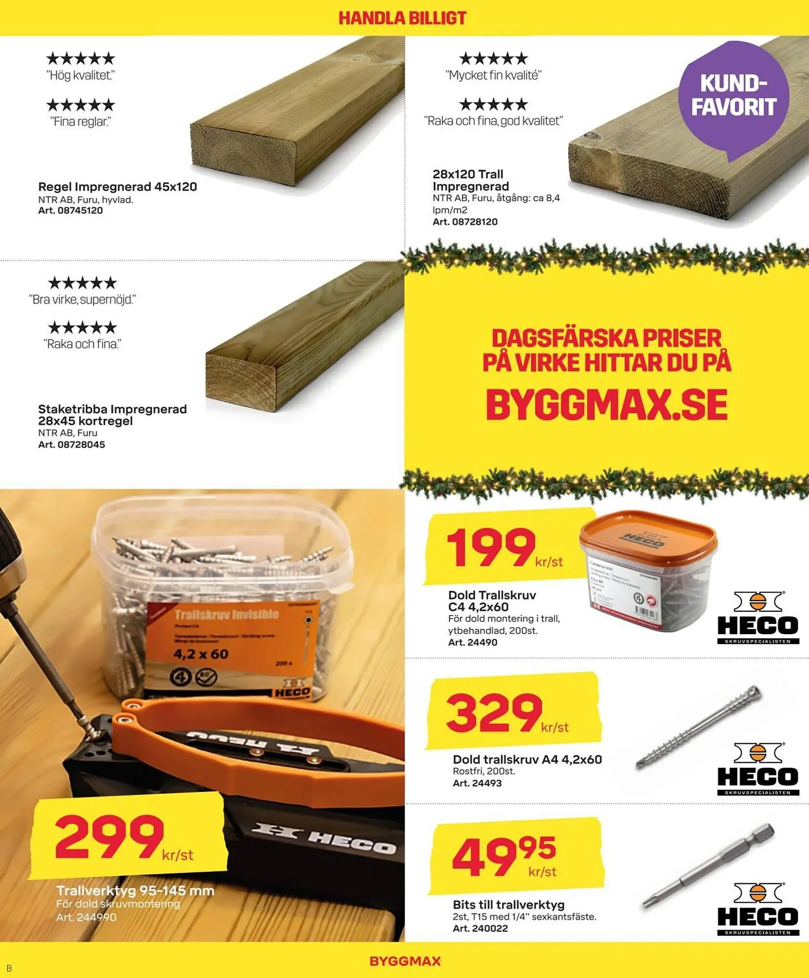 Byggmax reklamblad från 28 november till 25 december 2025 - Reklamblad sidor 5
