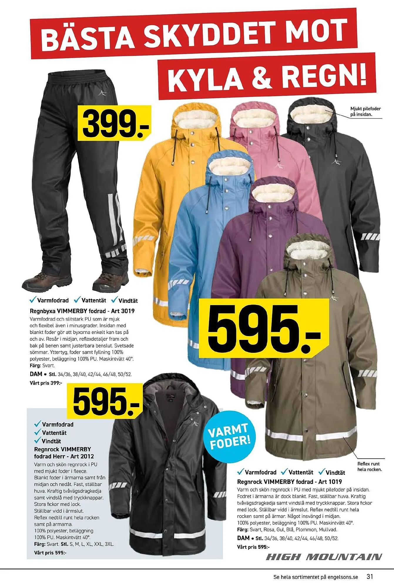 Engelsons reklamblad från 23 oktober till 30 november 2023 - Reklamblad sidor 31