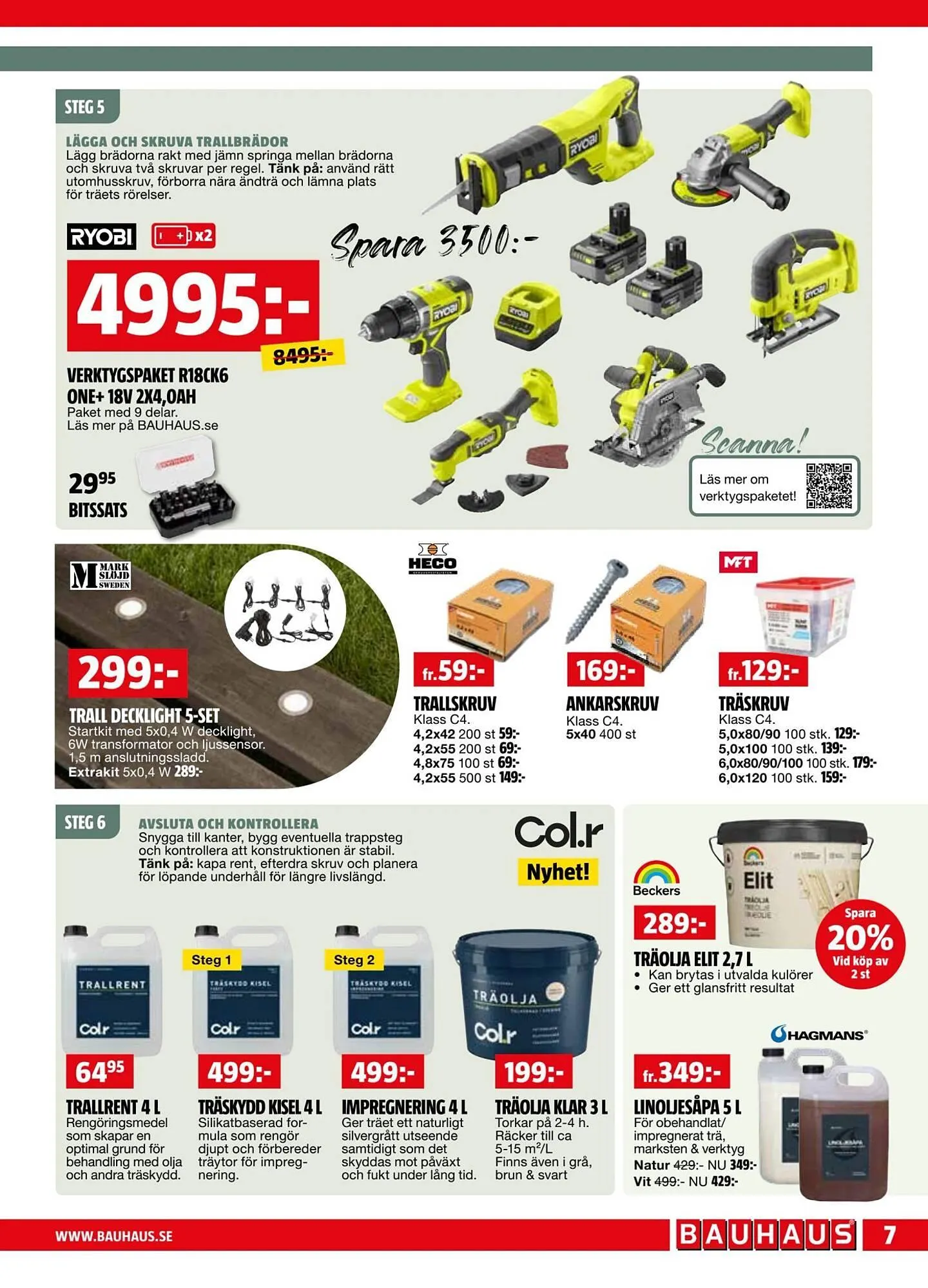 Bauhaus reklamblad från 7 april till 20 april 2026 - Reklamblad sidor 7