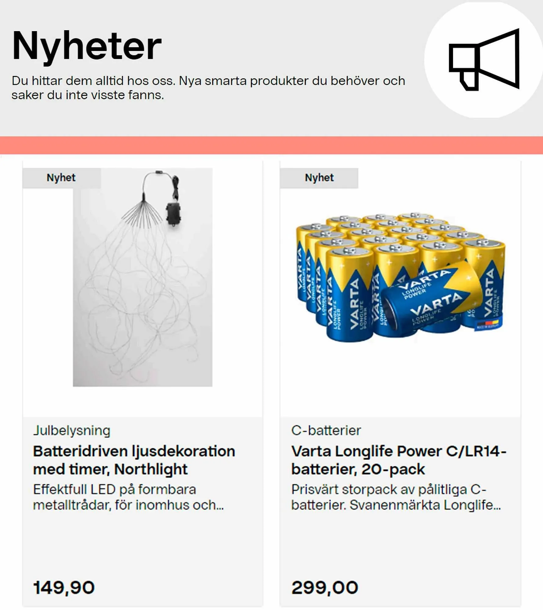 Clas Ohlson reklamblad från 31 oktober till 30 november 2023 - Reklamblad sidor 4