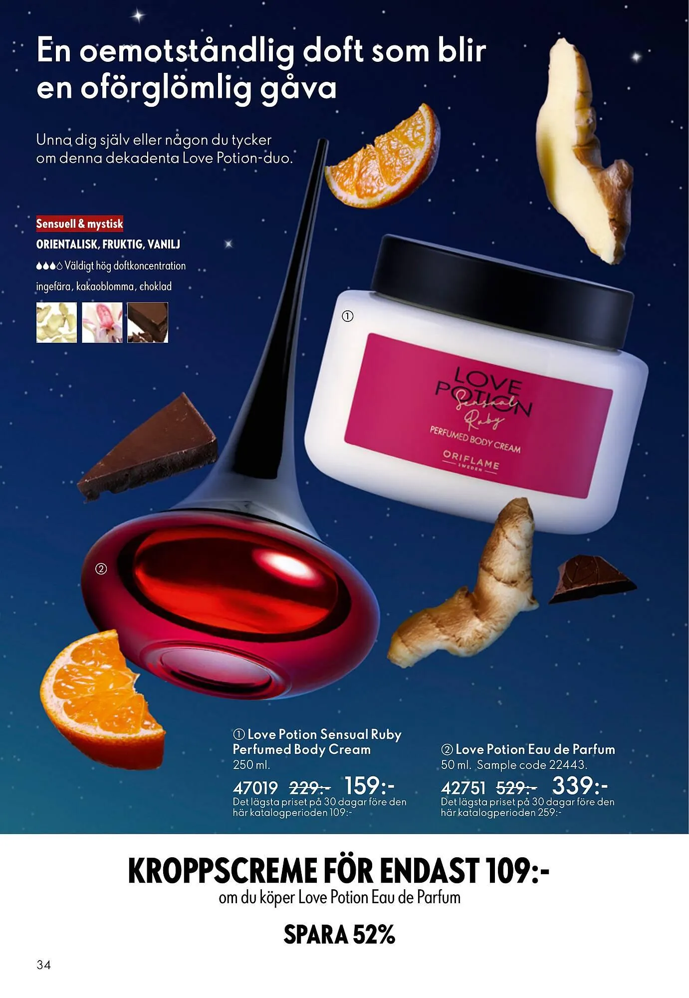 Oriflame reklamblad från 10 december till 31 december 2025 - Reklamblad sidor 34