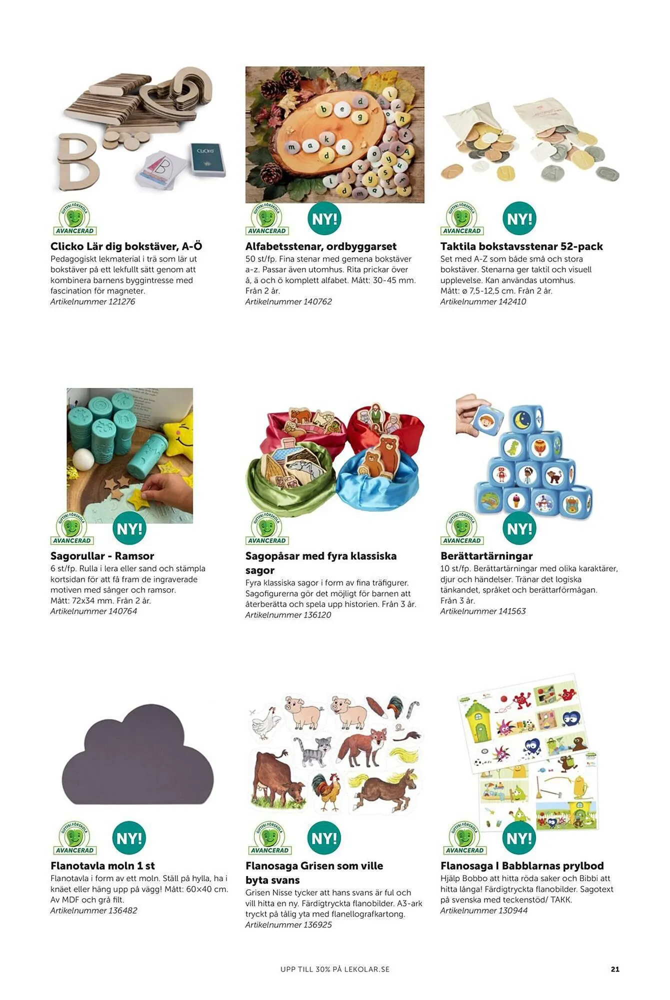 Lekolar reklamblad från 23 februari till 31 december 2024 - Reklamblad sidor 21