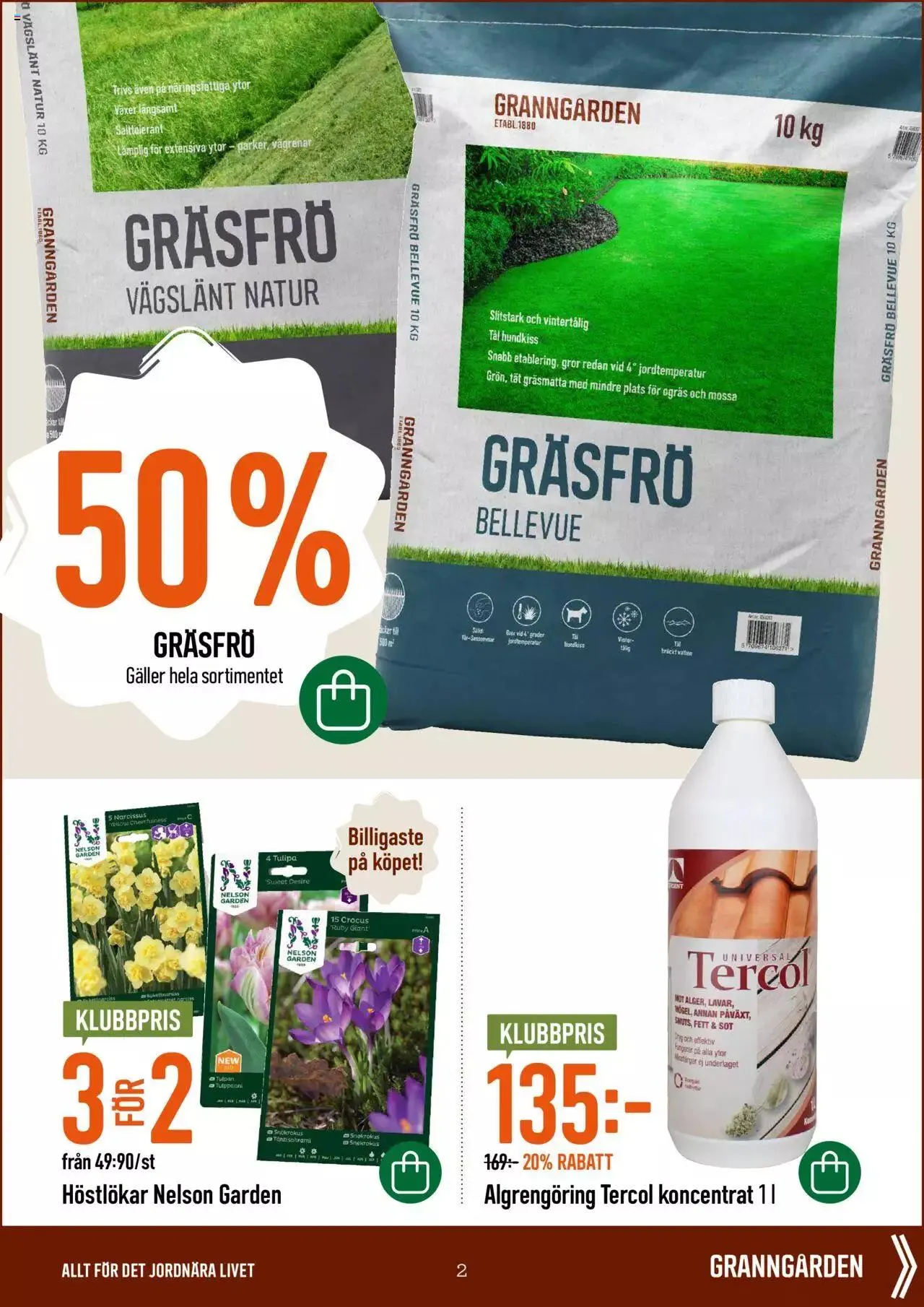 Granngården - erbjudanden från 22 september till 1 oktober 2023 - Reklamblad sidor 2