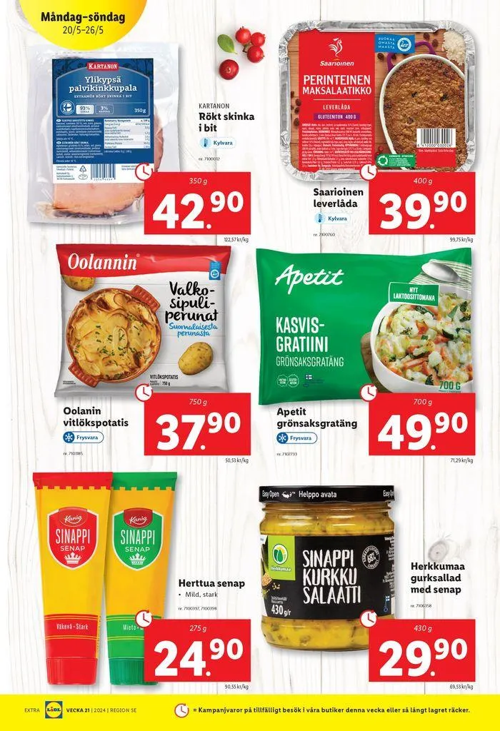 Nationell ERBJUDANDEN VECKA 21 från 20 maj till 26 maj 2024 - Reklamblad sidor 13
