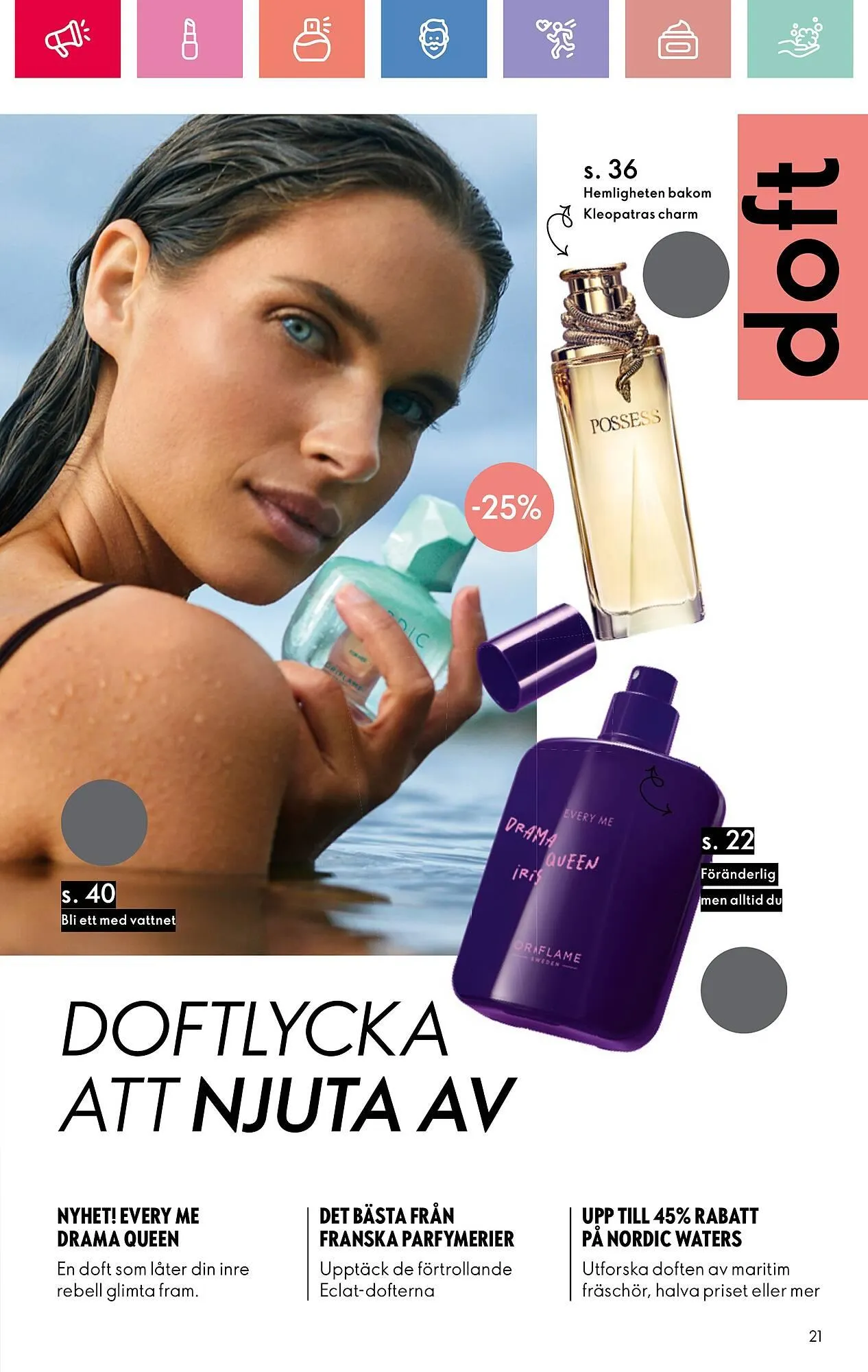 Oriflame reklamblad från 20 april till 9 maj 2025 - Reklamblad sidor 21