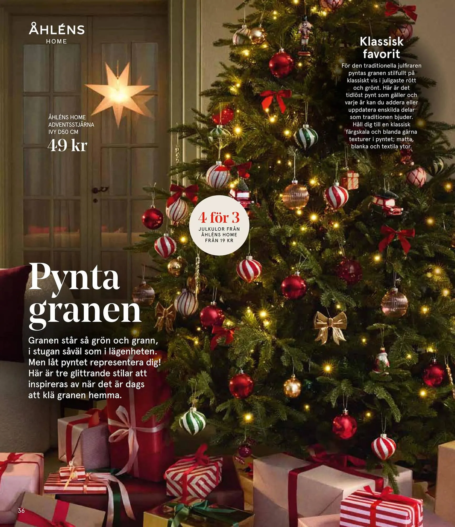 Åhléns reklamblad från 25 november till 24 december 2024 - Reklamblad sidor 36