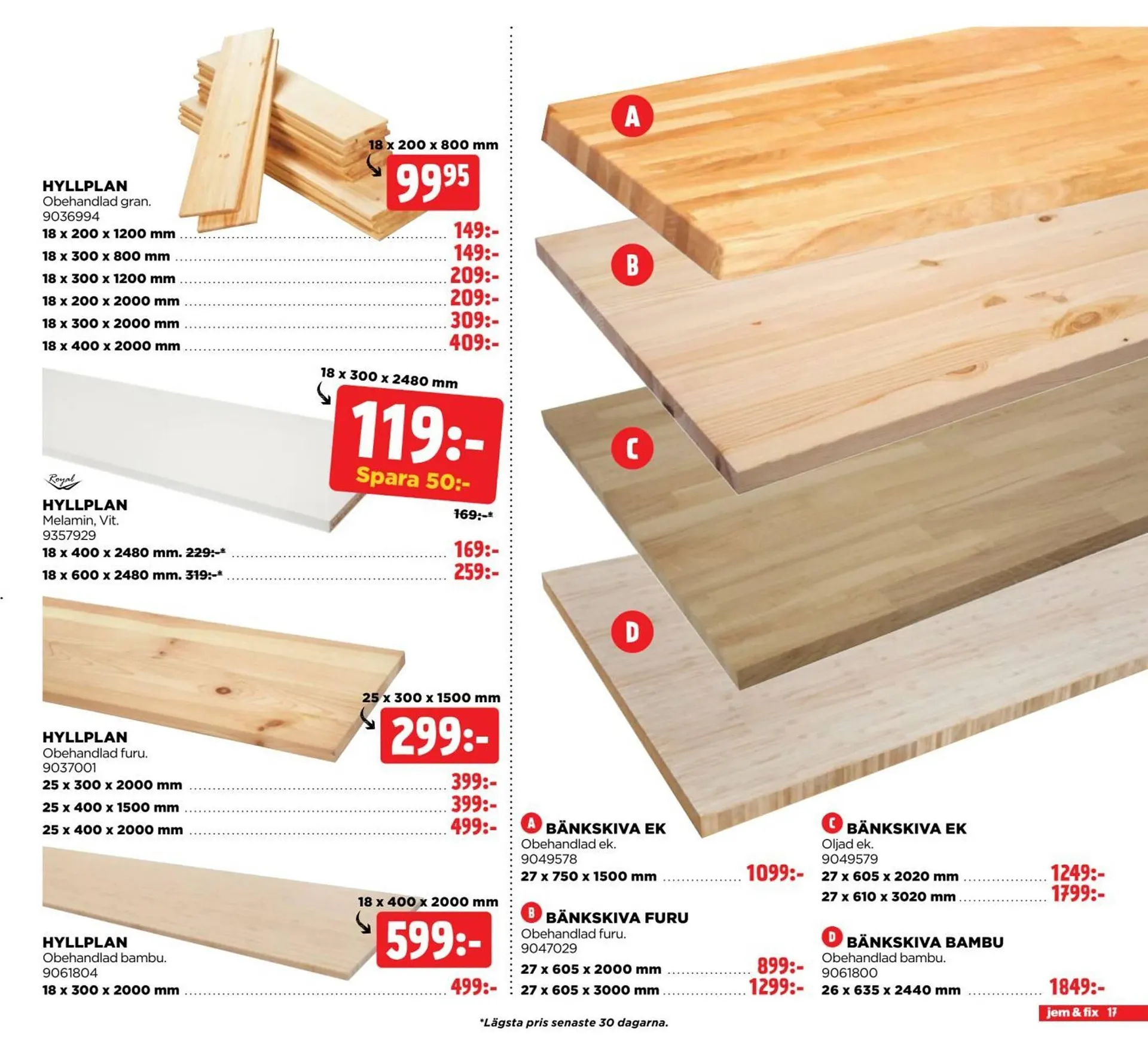 Jem&Fix reklamblad från 3 november till 16 november 2025 - Reklamblad sidor 17