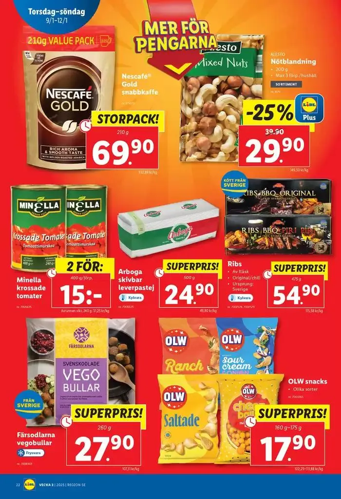 Aktuella deals och erbjudanden från 6 januari till 12 januari 2025 - Reklamblad sidor 24