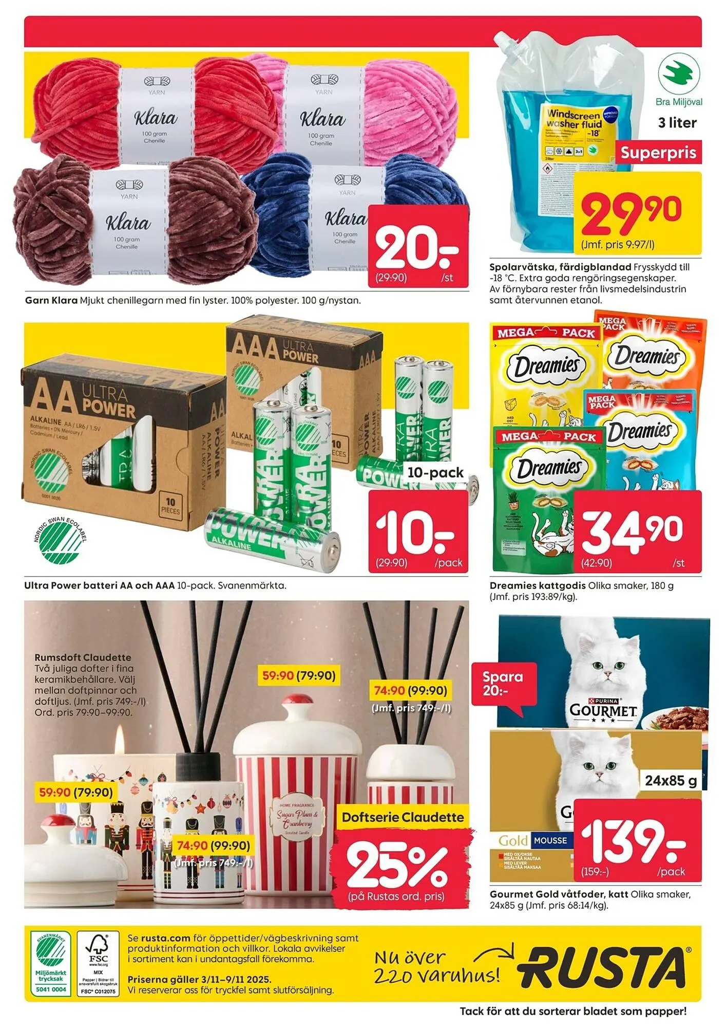 Rusta reklamblad från 3 november till 10 november 2025 - Reklamblad sidor 16
