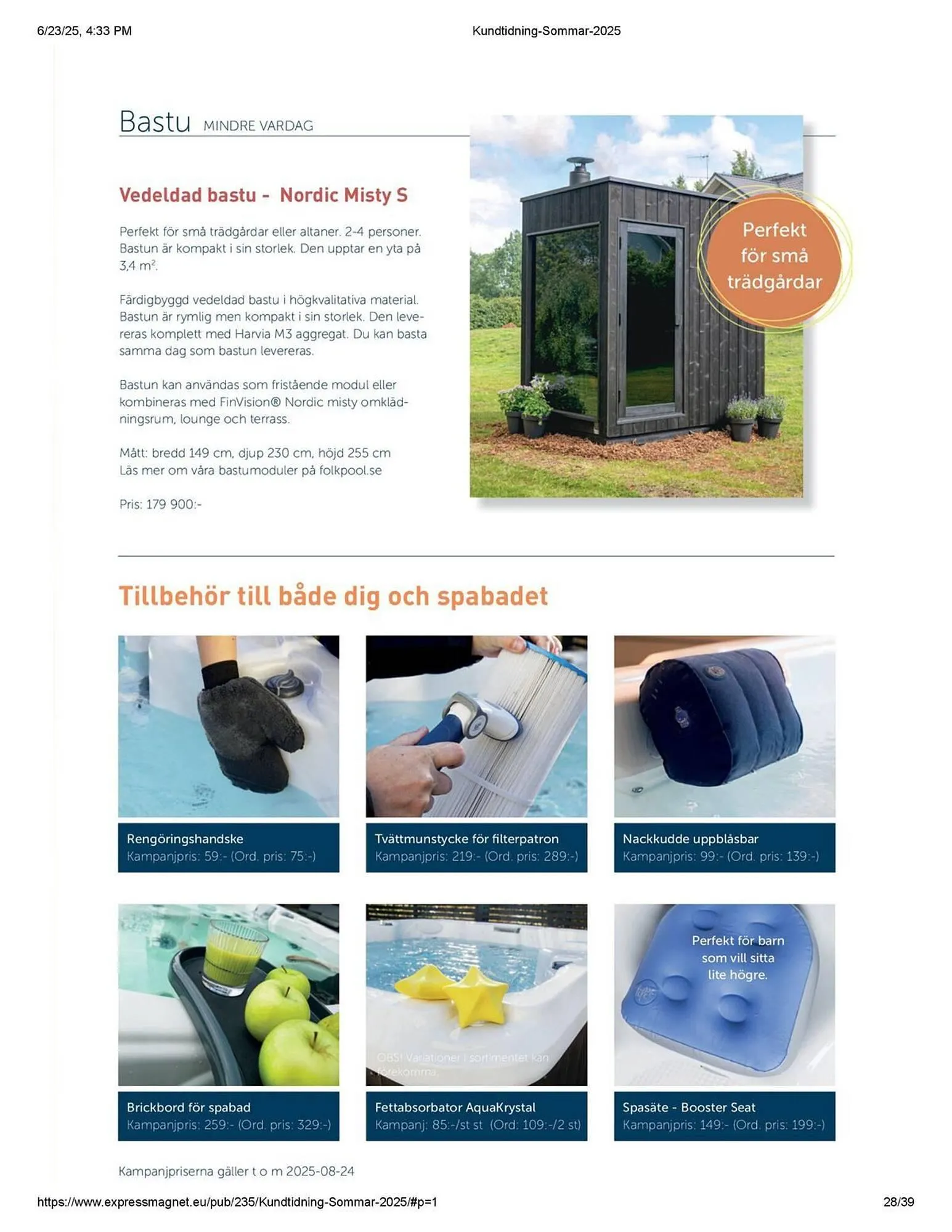 Folkpool reklamblad från 23 juni till 31 juli 2025 - Reklamblad sidor 28