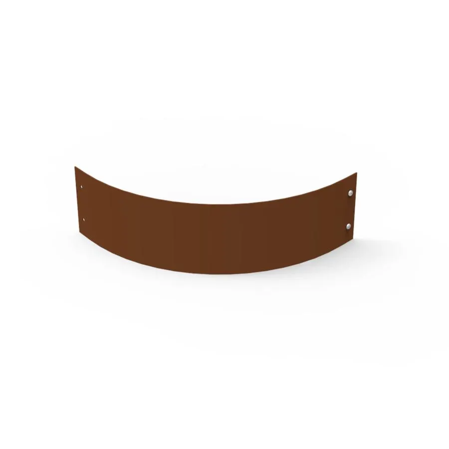 Kantstål Corten 12 cm r=56 cm
