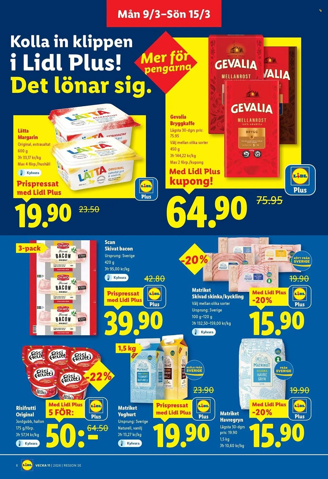 Lidl reklamblad från 9 mars till 15 mars 2026 - Reklamblad sidor 6