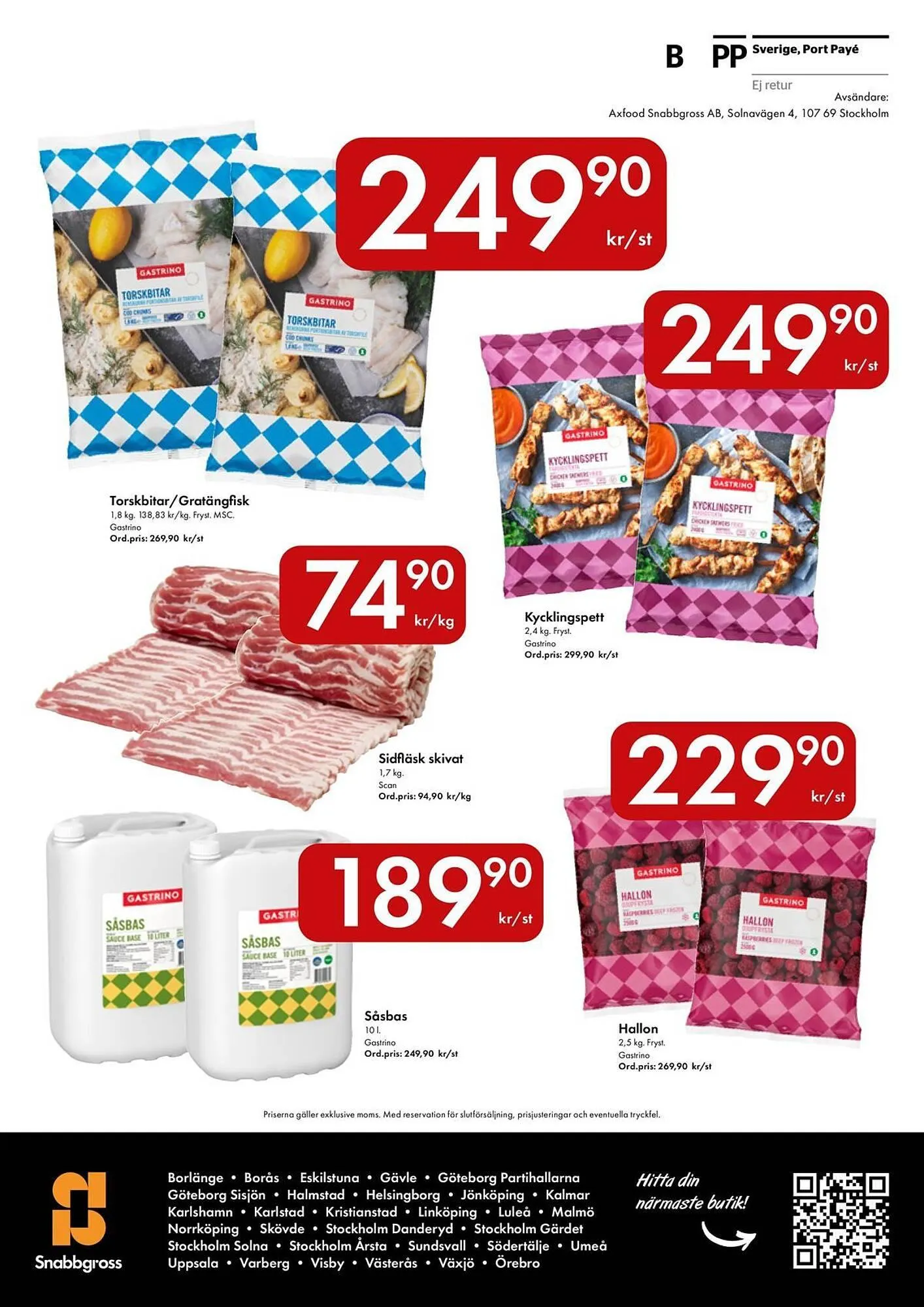 Snabbgross reklamblad från 9 februari till 22 februari 2026 - Reklamblad sidor 16