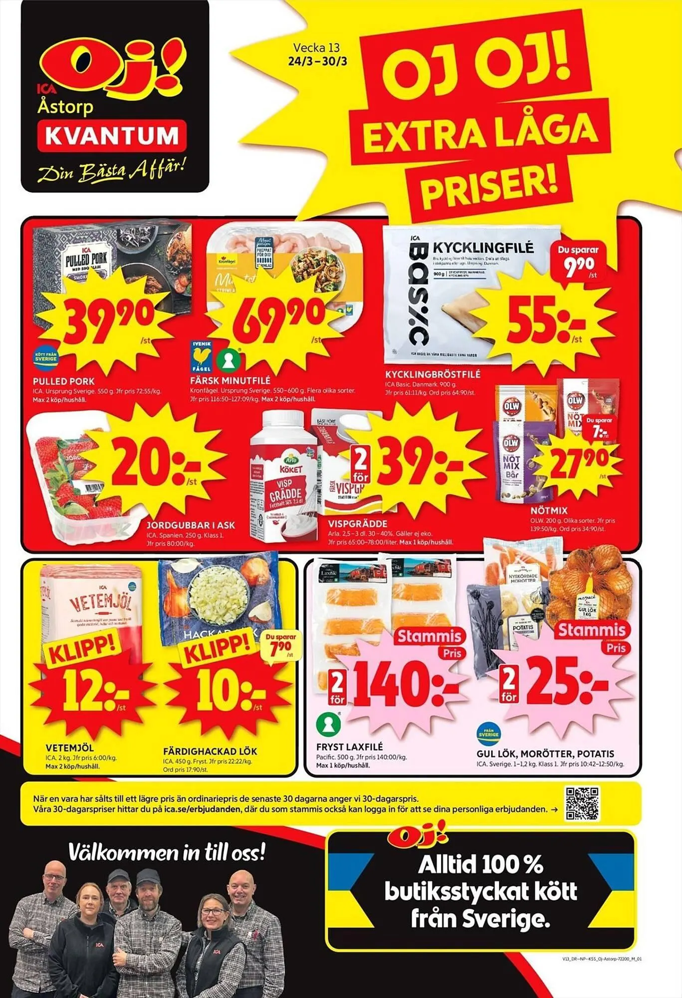 ICA Kvantum reklamblad från 24 mars till 30 mars 2025 - Reklamblad sidor 1