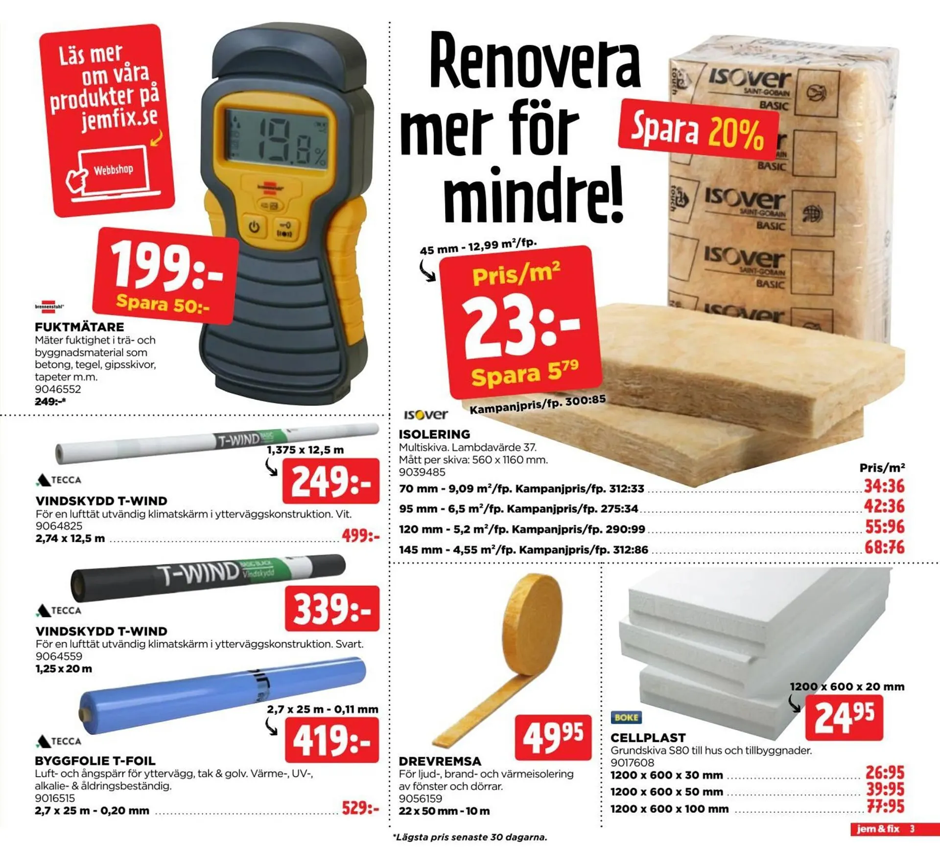 Jem&Fix reklamblad från 25 augusti till 7 september 2025 - Reklamblad sidor 3