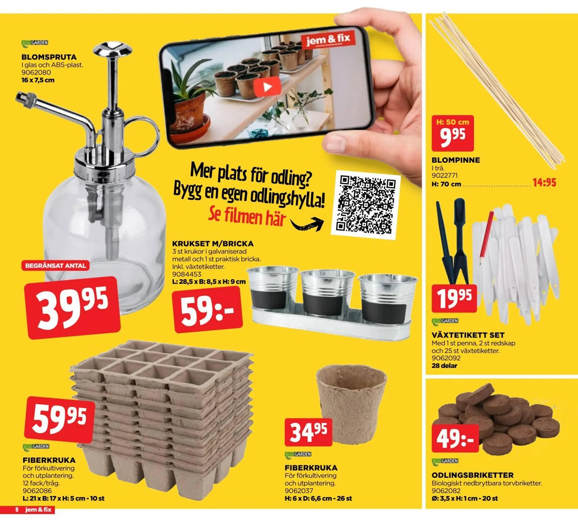 Jem&Fix reklamblad från 9 februari till 2 mars 2026 - Reklamblad sidor 8