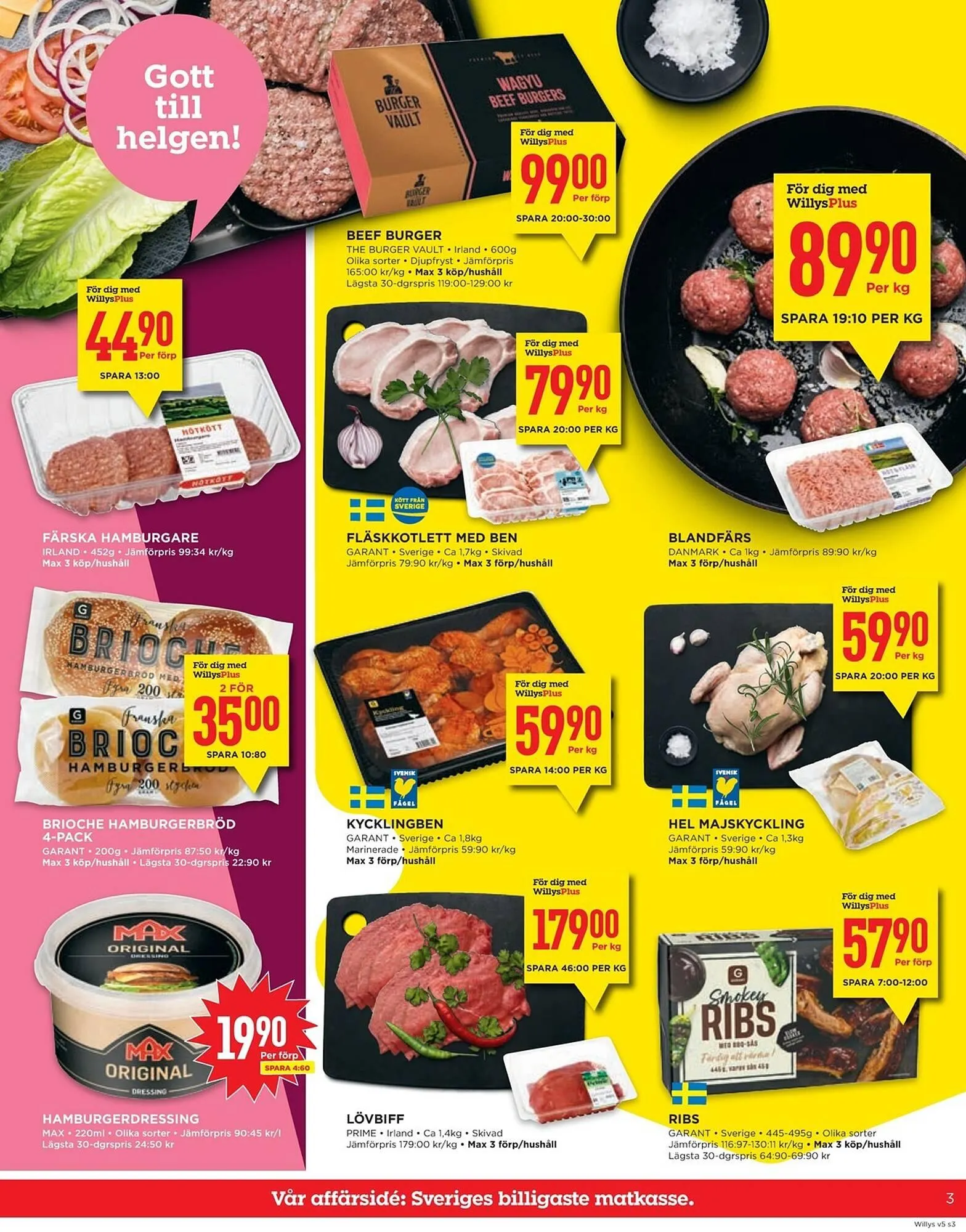 Willys reklamblad från 26 januari till 1 februari 2026 - Reklamblad sidor 3