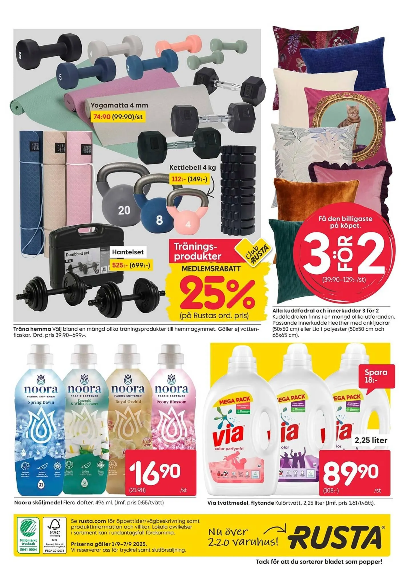 Rusta reklamblad från 1 september till 8 september 2025 - Reklamblad sidor 16