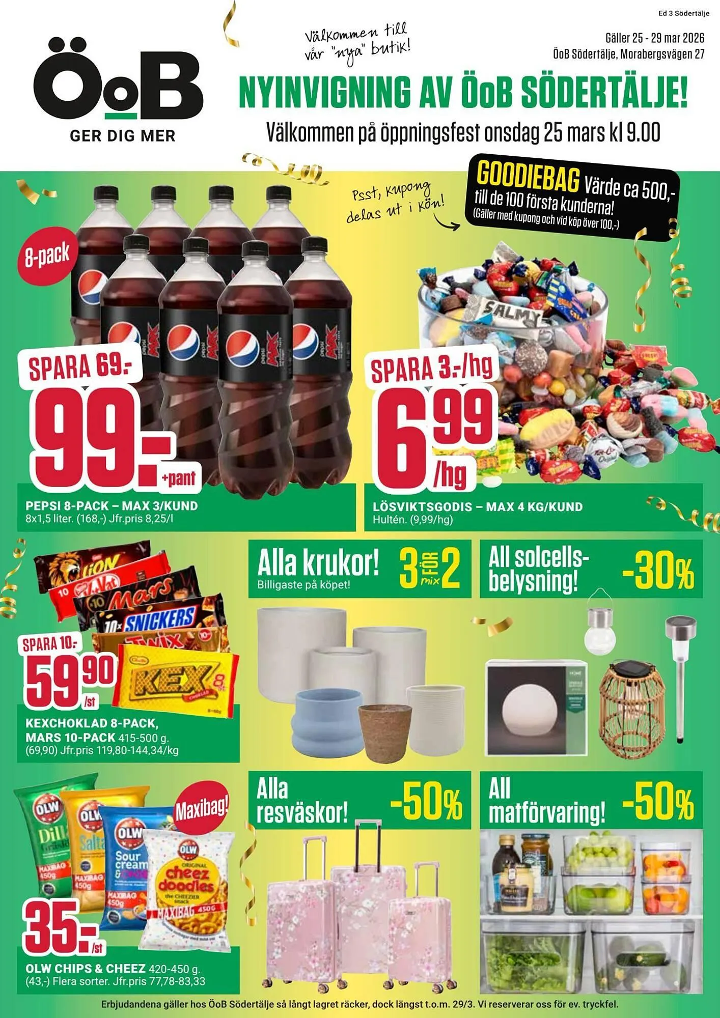 ÖoB annonsblad från 25 mars till 30 mars 2026 - Reklamblad sidor 1