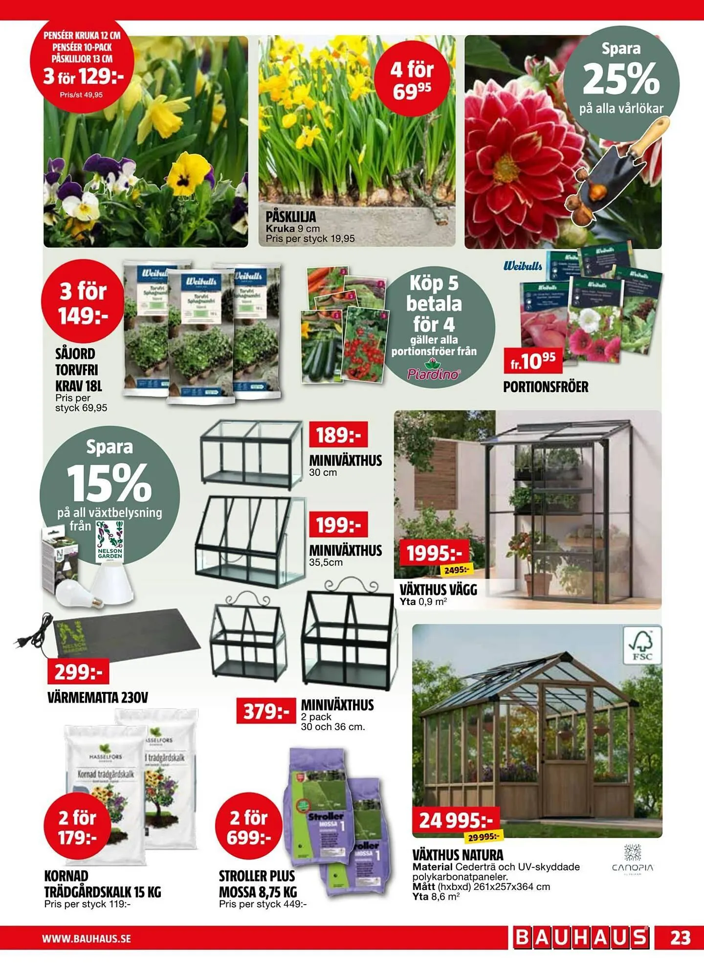 Bauhaus reklamblad från 2 mars till 16 mars 2026 - Reklamblad sidor 23