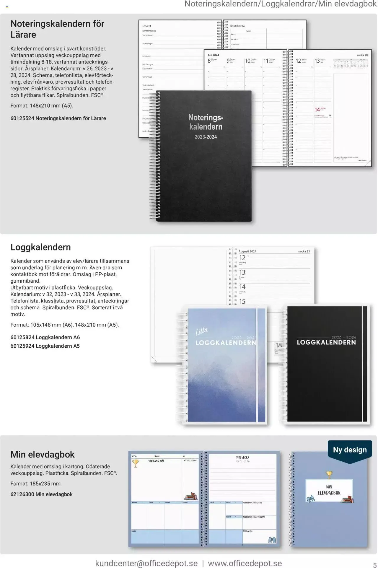 Office Depot - Lärarfolder 23/24 från 3 april till 31 december 2023 - Reklamblad sidor 5
