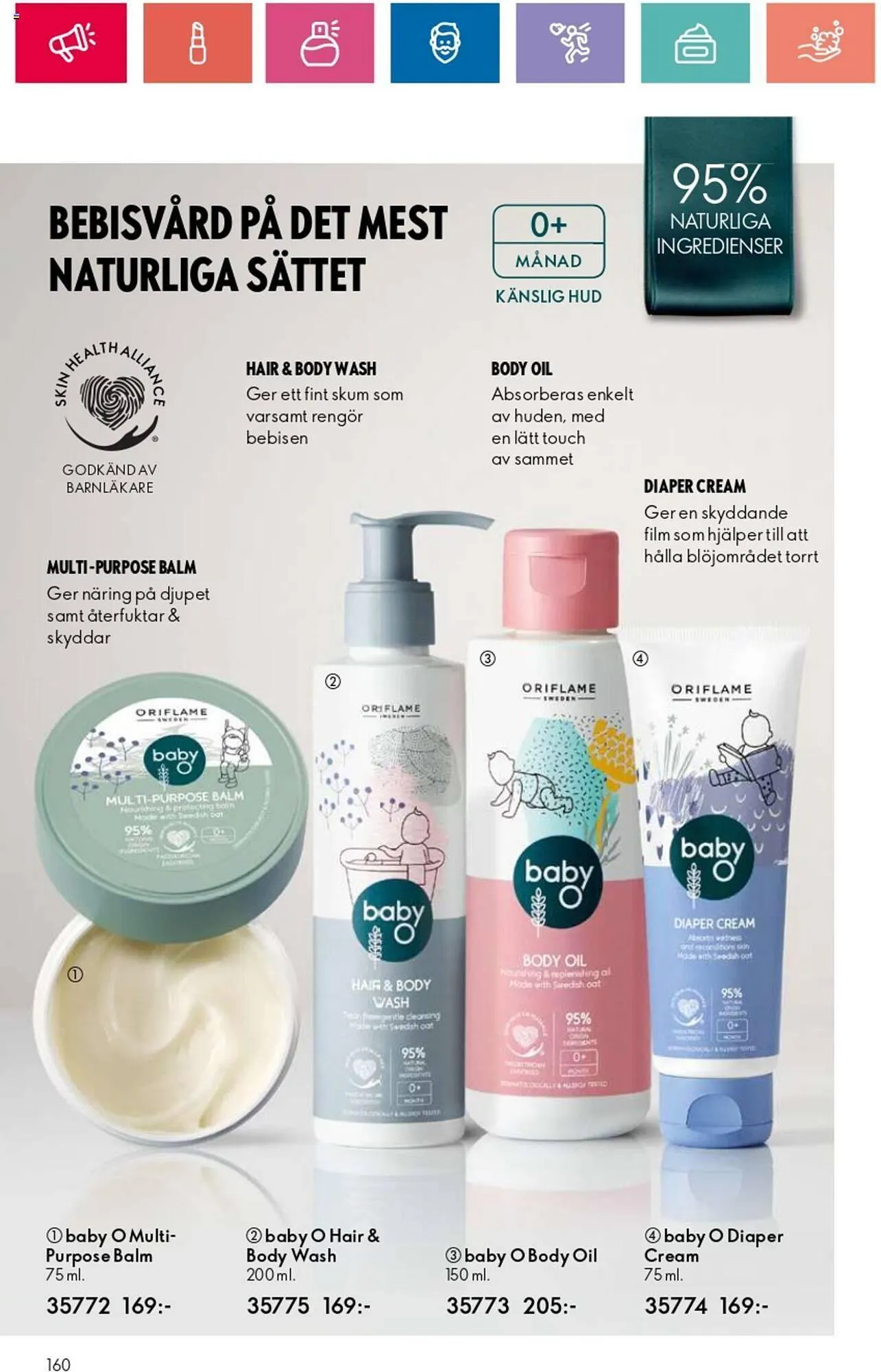 Oriflame reklamblad från 12 september till 2 oktober 2024 - Reklamblad sidor 160