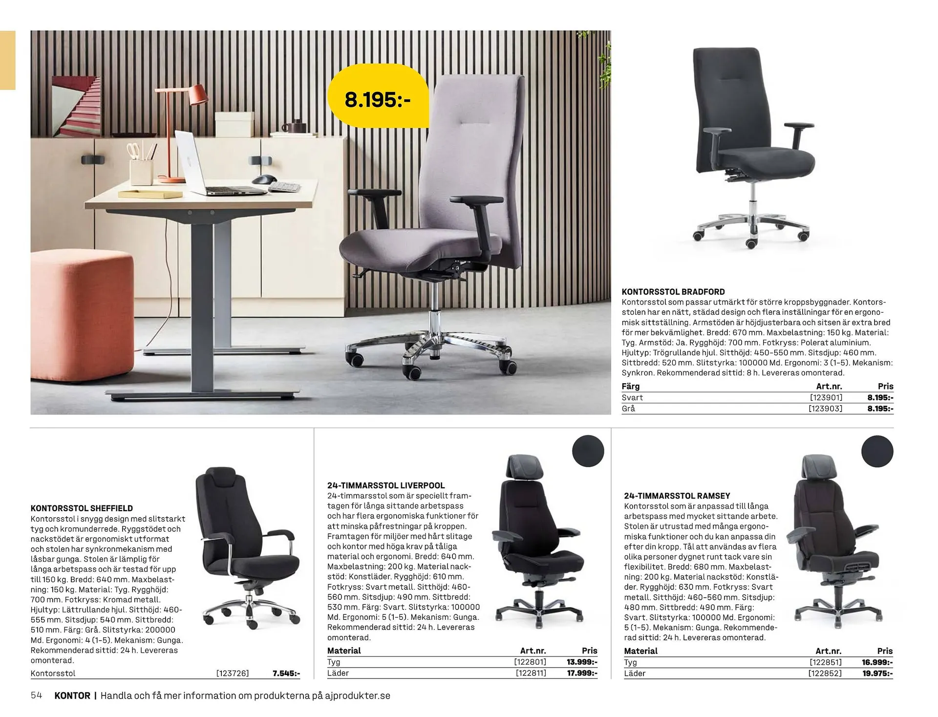 AJ Produkter reklamblad från 1 januari till 31 december 2025 - Reklamblad sidor 54