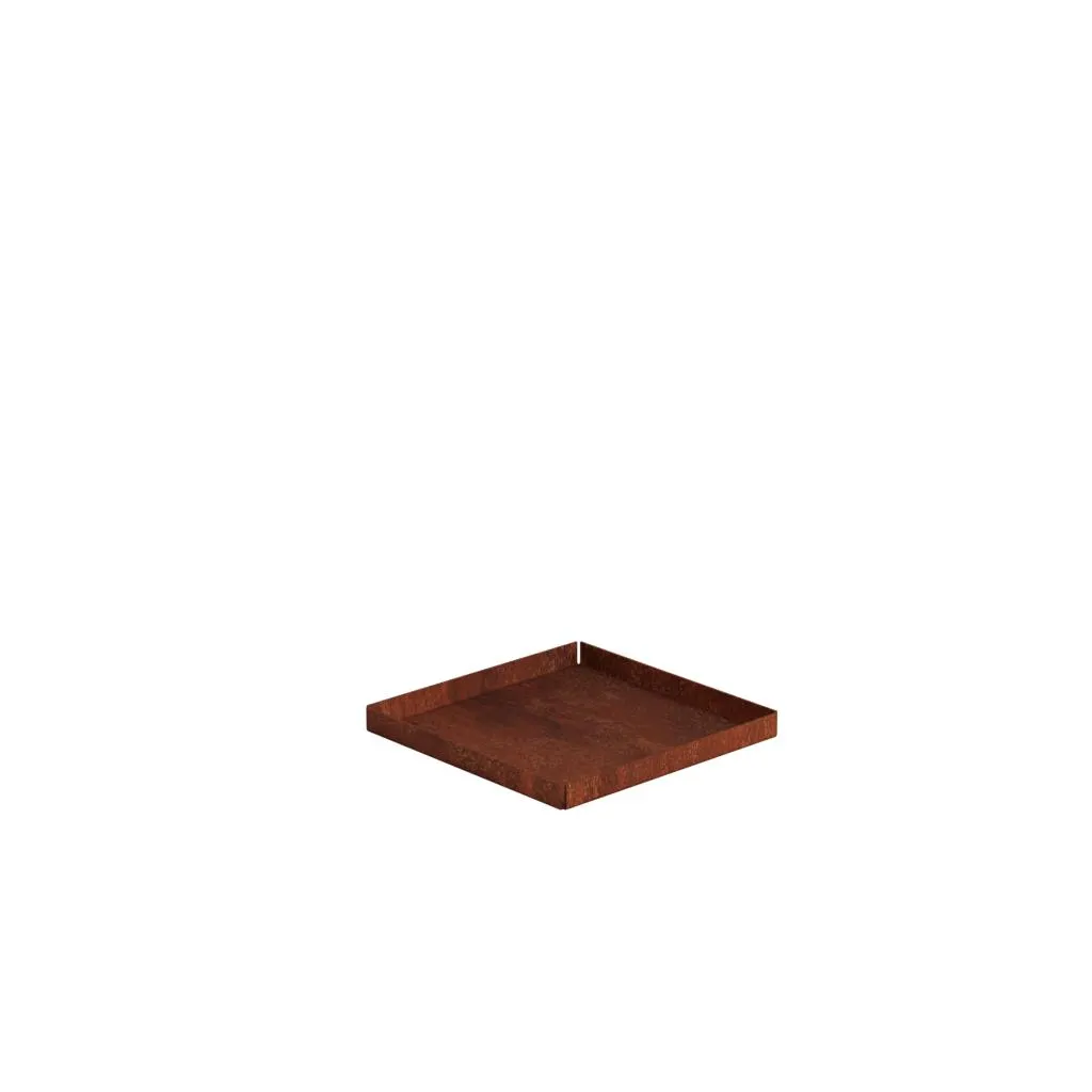 Odla Bottenplatta för Blomkruka 25x25x30cm T=1,5mm, Corten